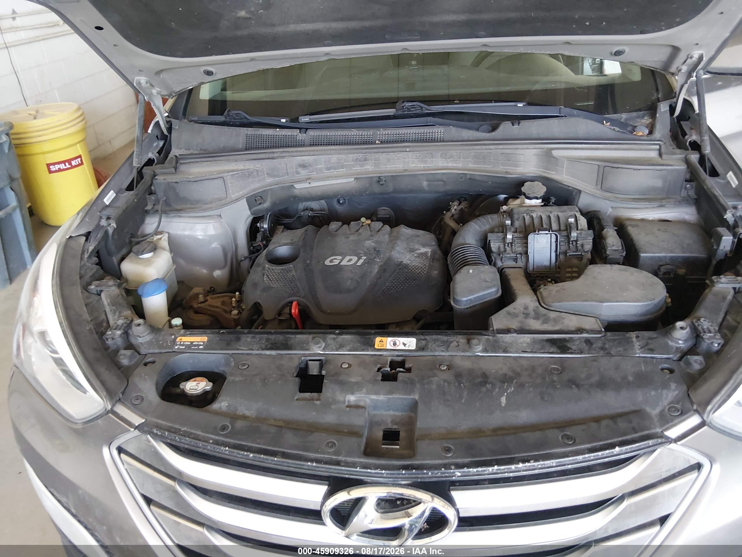 2015 Hyundai Santa Fe Sport 2.4l Серый vin: 5XYZU3LB4FG248037