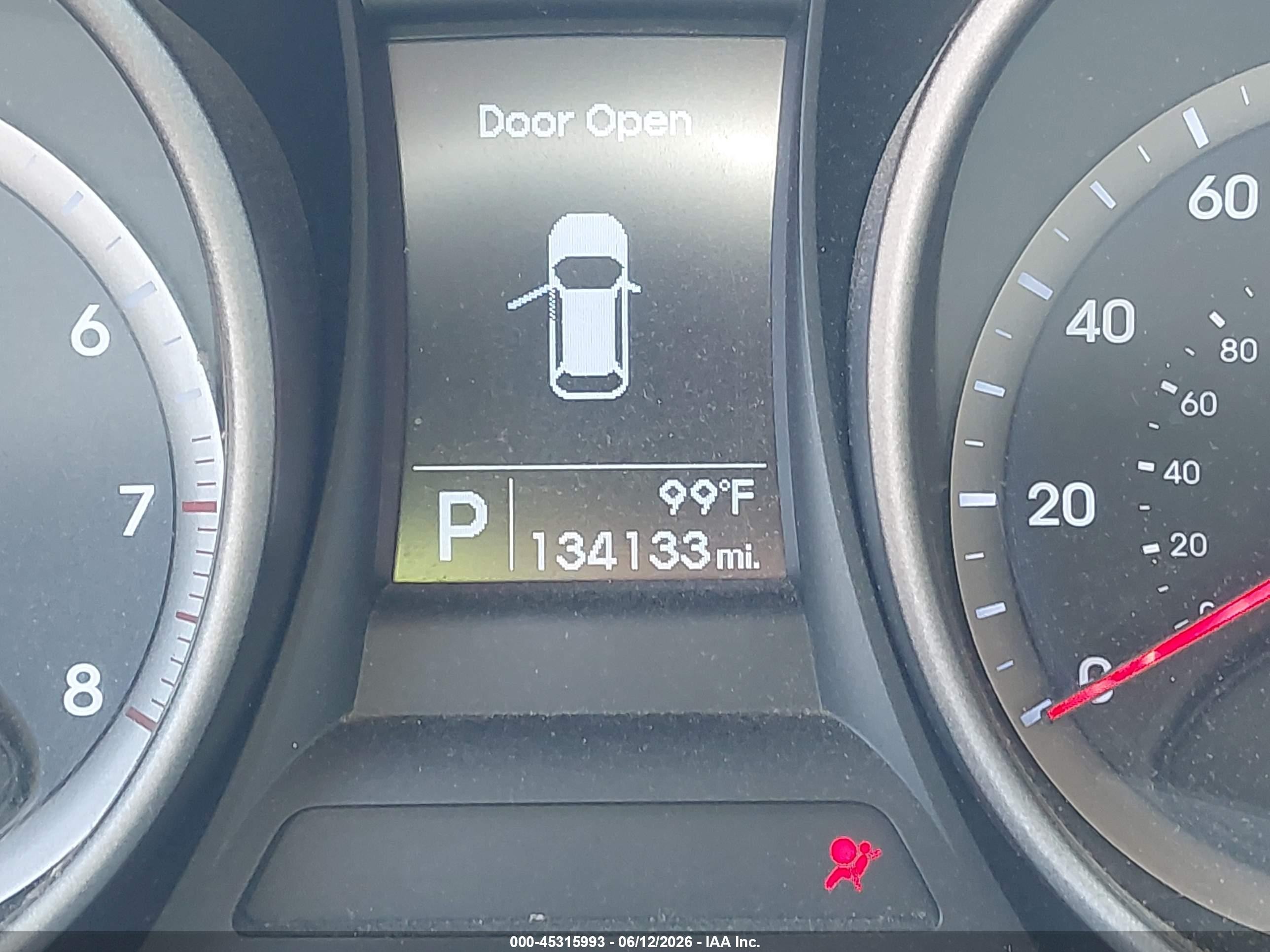 2015 Hyundai Santa Fe Sport 2.4l Red vin: 5XYZU3LB4FG250323
