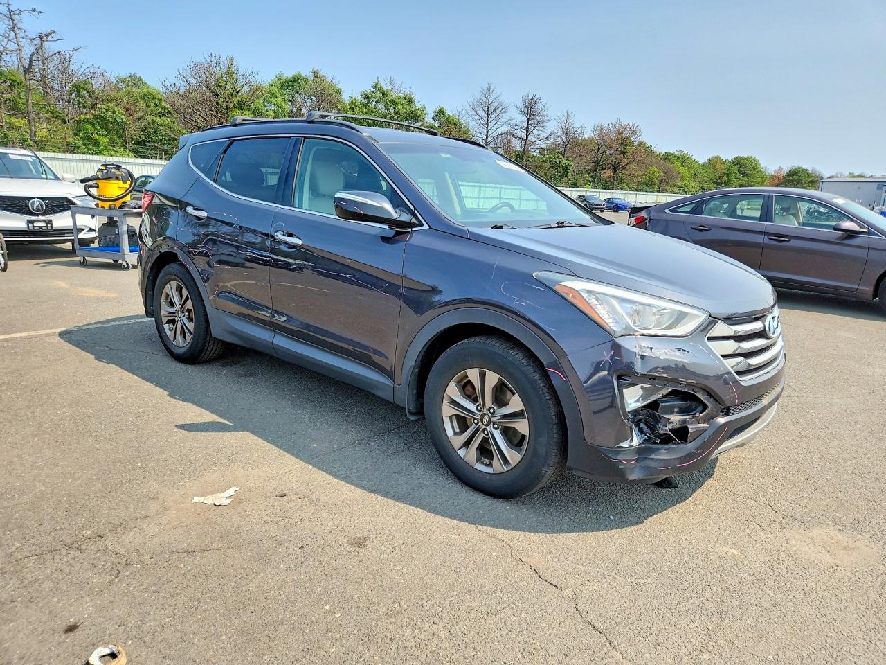 2015 Hyundai Santa Fe Sport 2.4l Black vin: 5XYZU3LB4FG259037