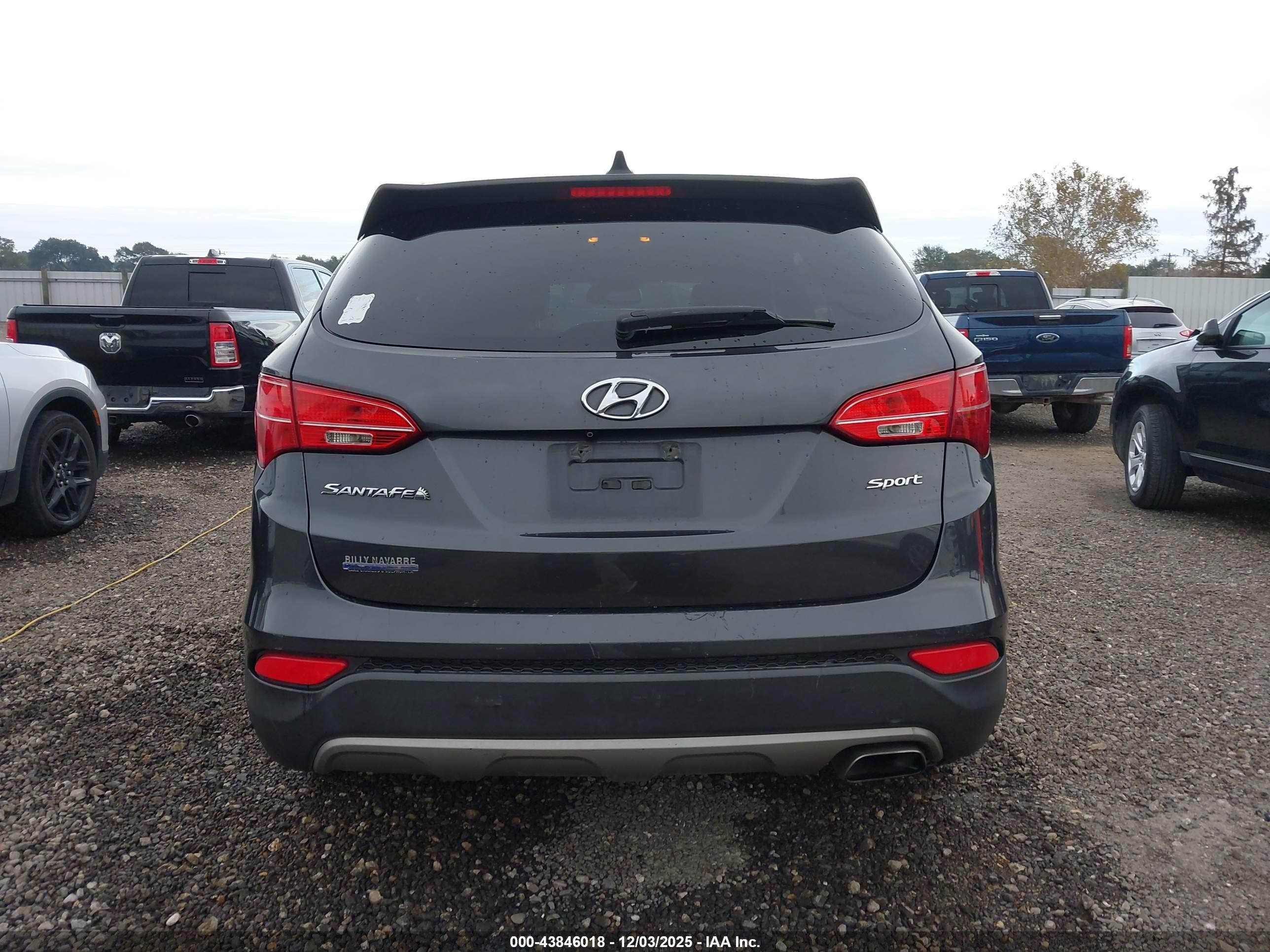 2015 Hyundai Santa Fe Sport 2.4l Gray vin: 5XYZU3LB4FG269972