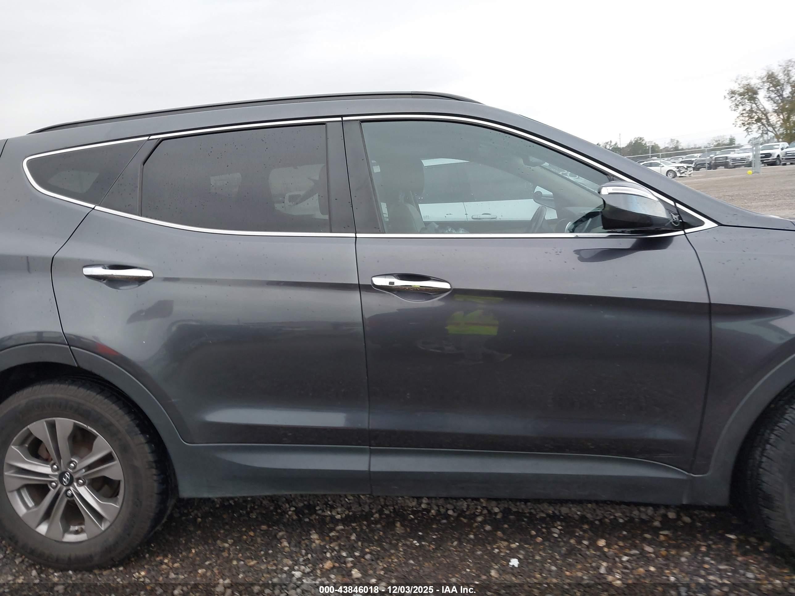 2015 Hyundai Santa Fe Sport 2.4l Gray vin: 5XYZU3LB4FG269972