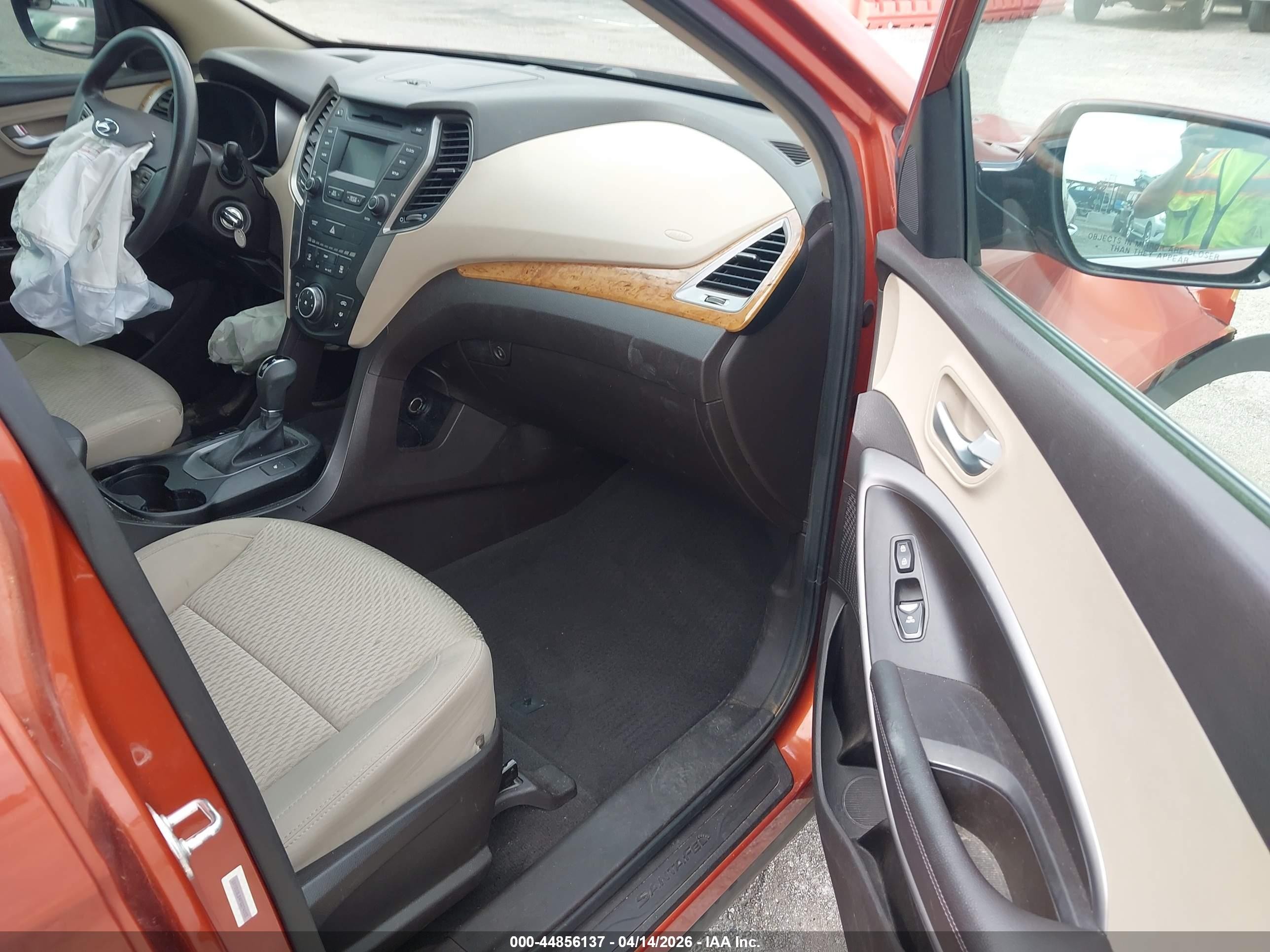 2015 Hyundai Santa Fe Sport 2.4l Orange vin: 5XYZU3LB4FG274153