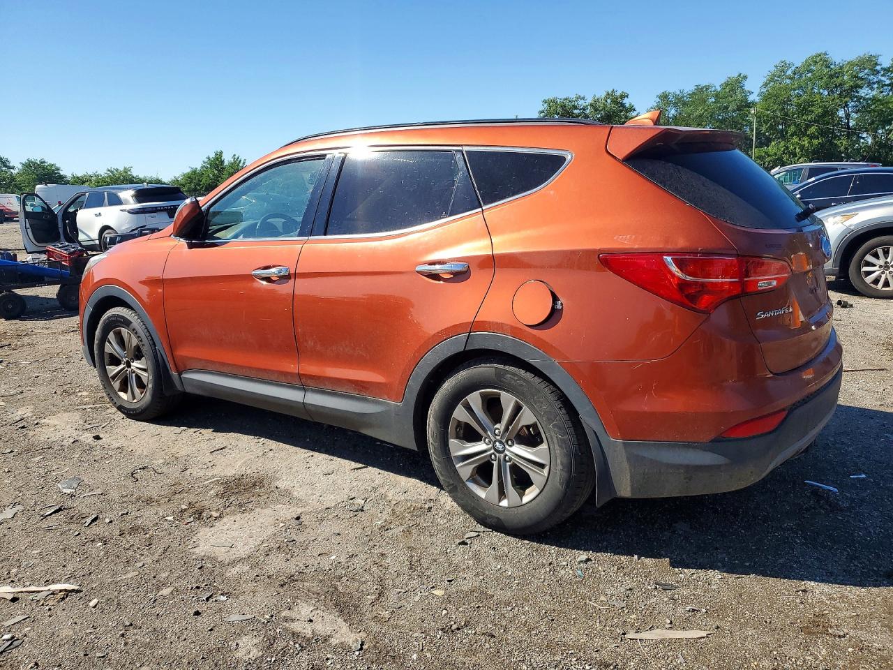 2015 Hyundai Santa Fe Sport 2.4l Orange vin: 5XYZU3LB4FG292930
