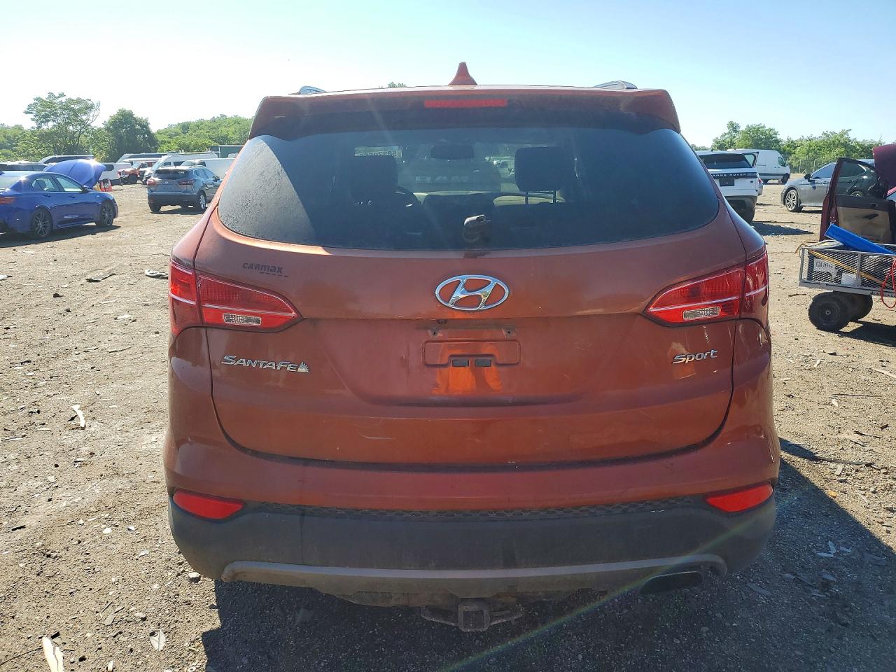 2015 Hyundai Santa Fe Sport 2.4l Orange vin: 5XYZU3LB4FG292930