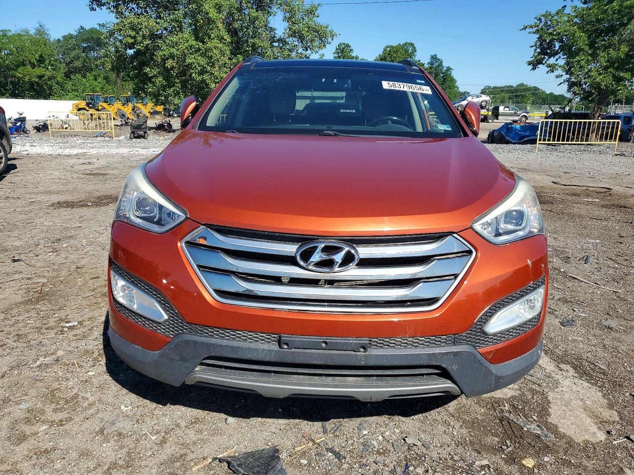 2015 Hyundai Santa Fe Sport 2.4l Orange vin: 5XYZU3LB4FG292930