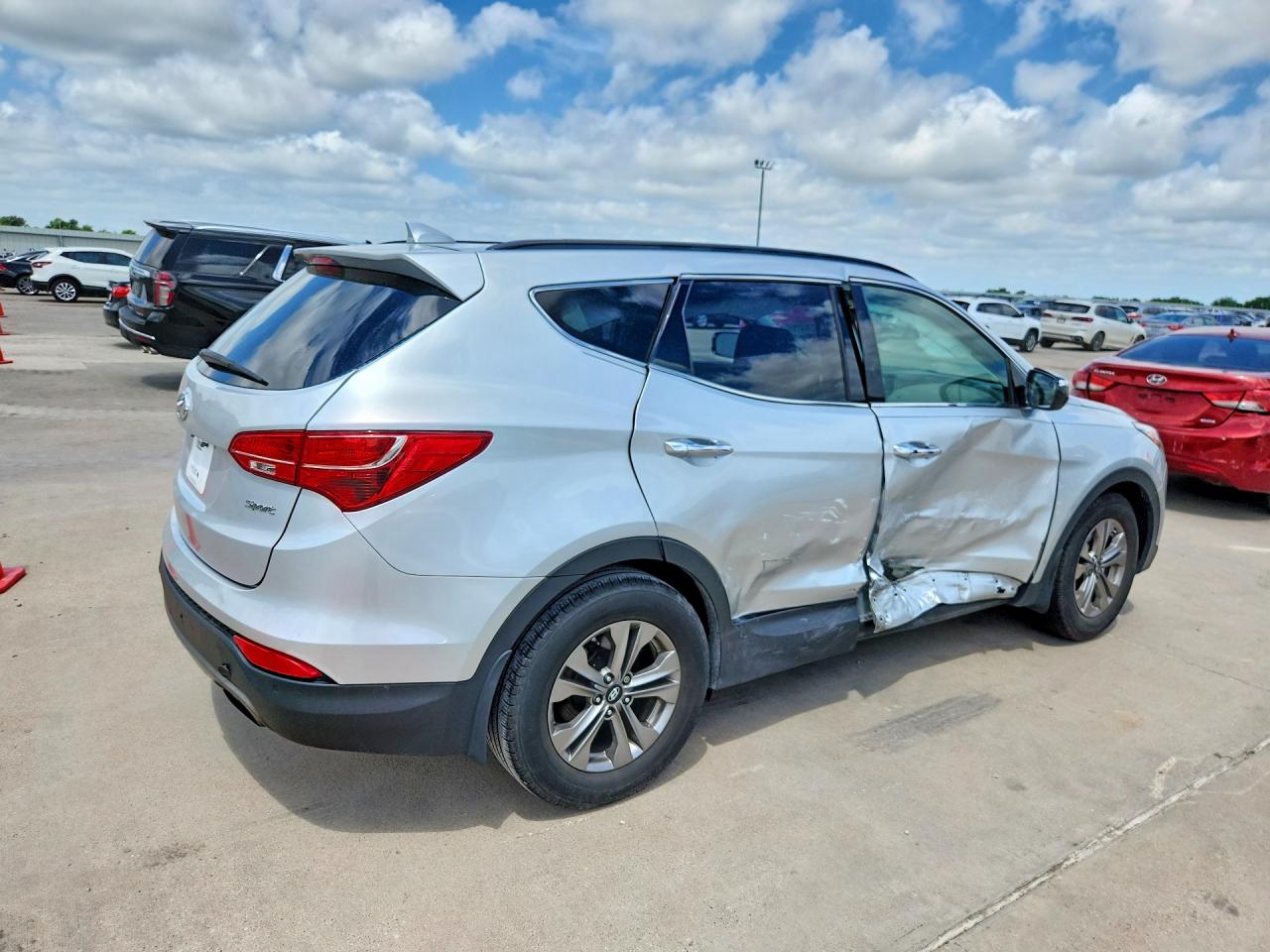 2015 Hyundai Santa Fe Sport 2.4l Gray vin: 5XYZU3LB4FG294807