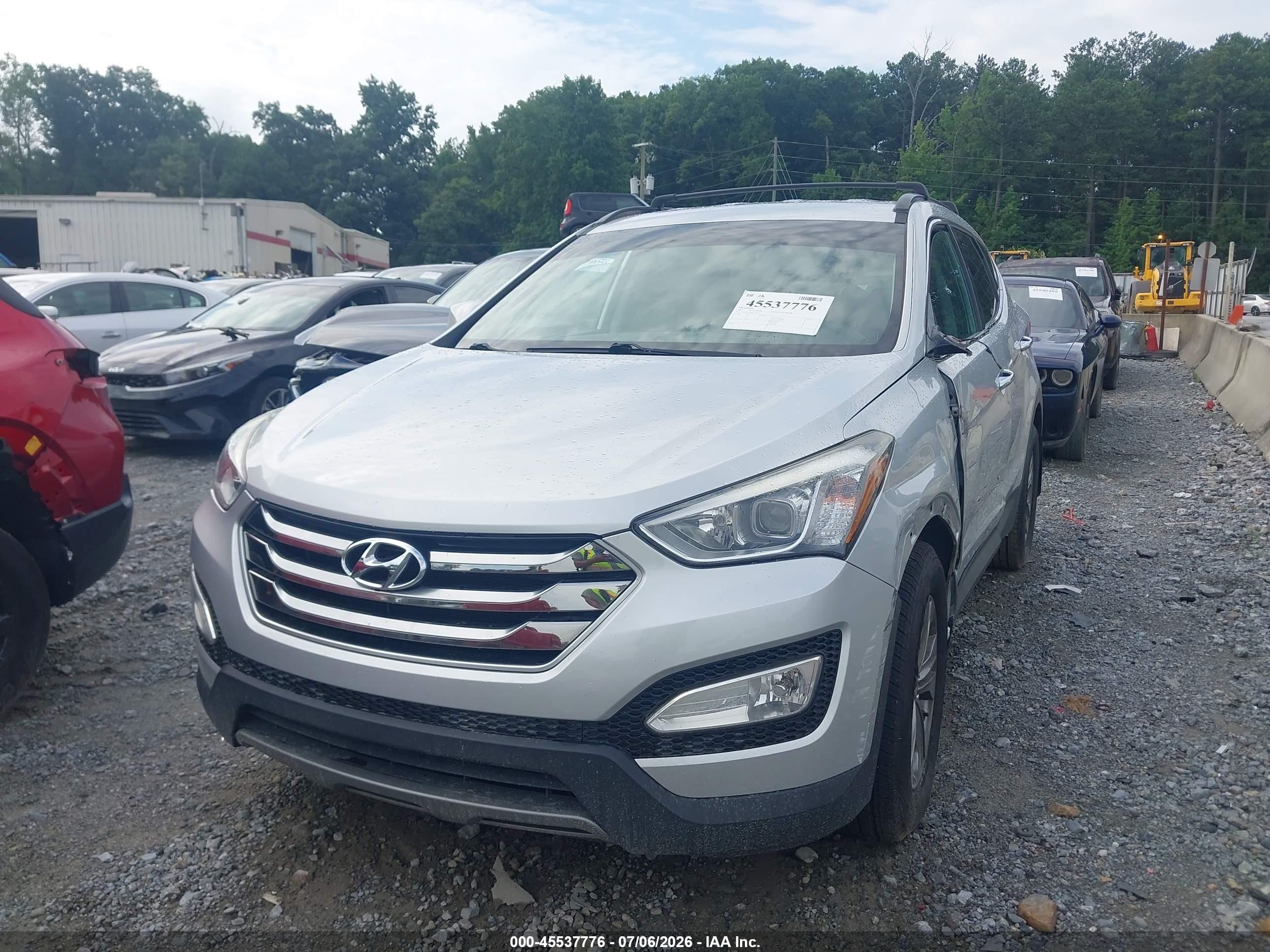 2015 Hyundai Santa Fe Sport 2.4l Серебряный vin: 5XYZU3LB4FG304770