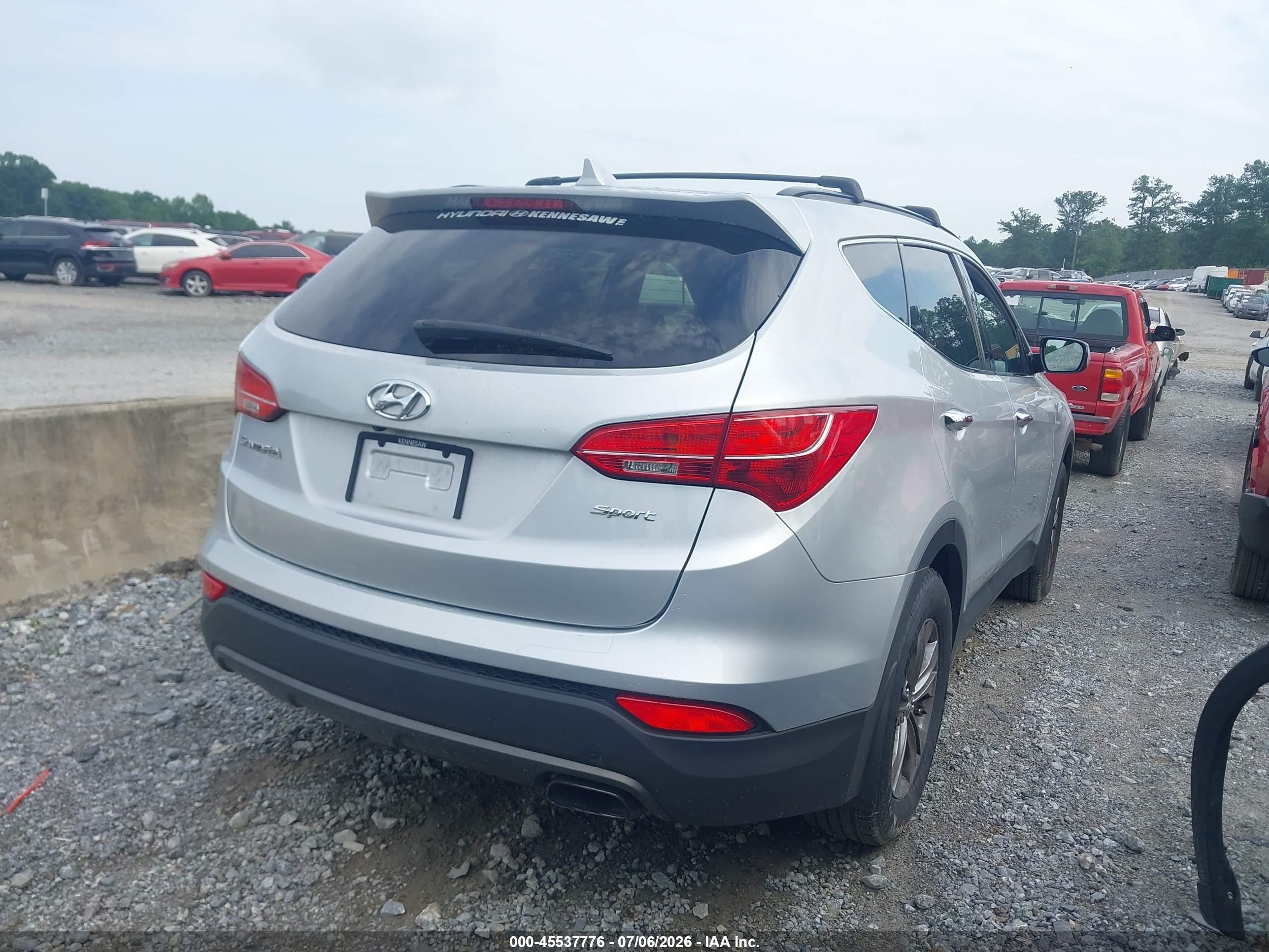 2015 Hyundai Santa Fe Sport 2.4l Серебряный vin: 5XYZU3LB4FG304770