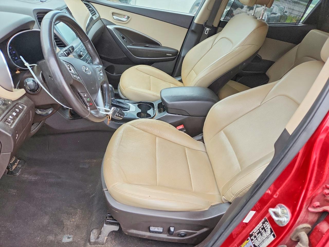 2017 Hyundai Santa Fe Sport 2.4l Red vin: 5XYZU3LB4HG417105