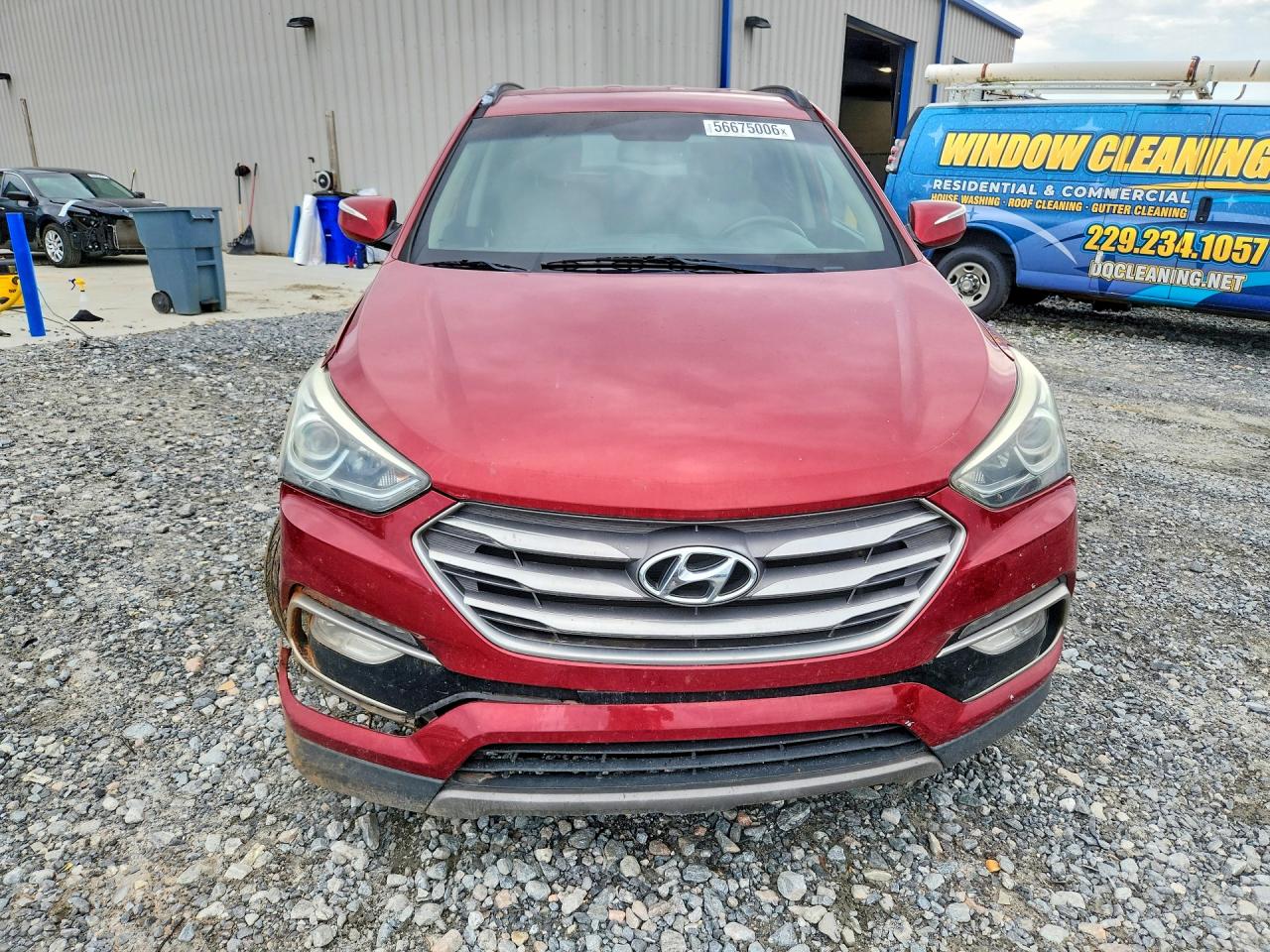 2017 Hyundai Santa Fe Sport 2.4l Red vin: 5XYZU3LB4HG417105