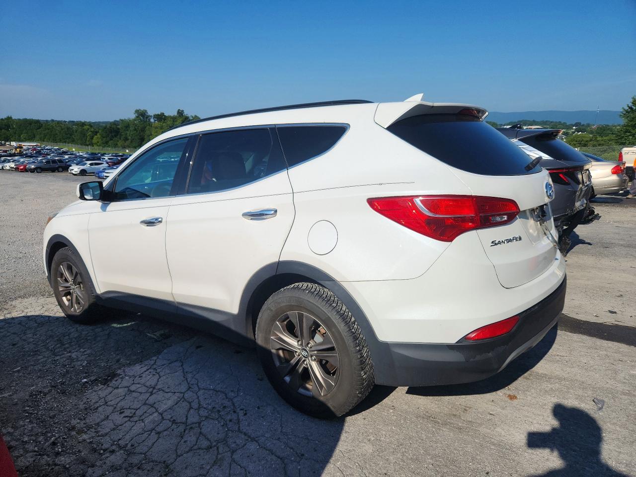 2013 Hyundai Santa Fe Sport 2.4l White vin: 5XYZU3LB5DG005530