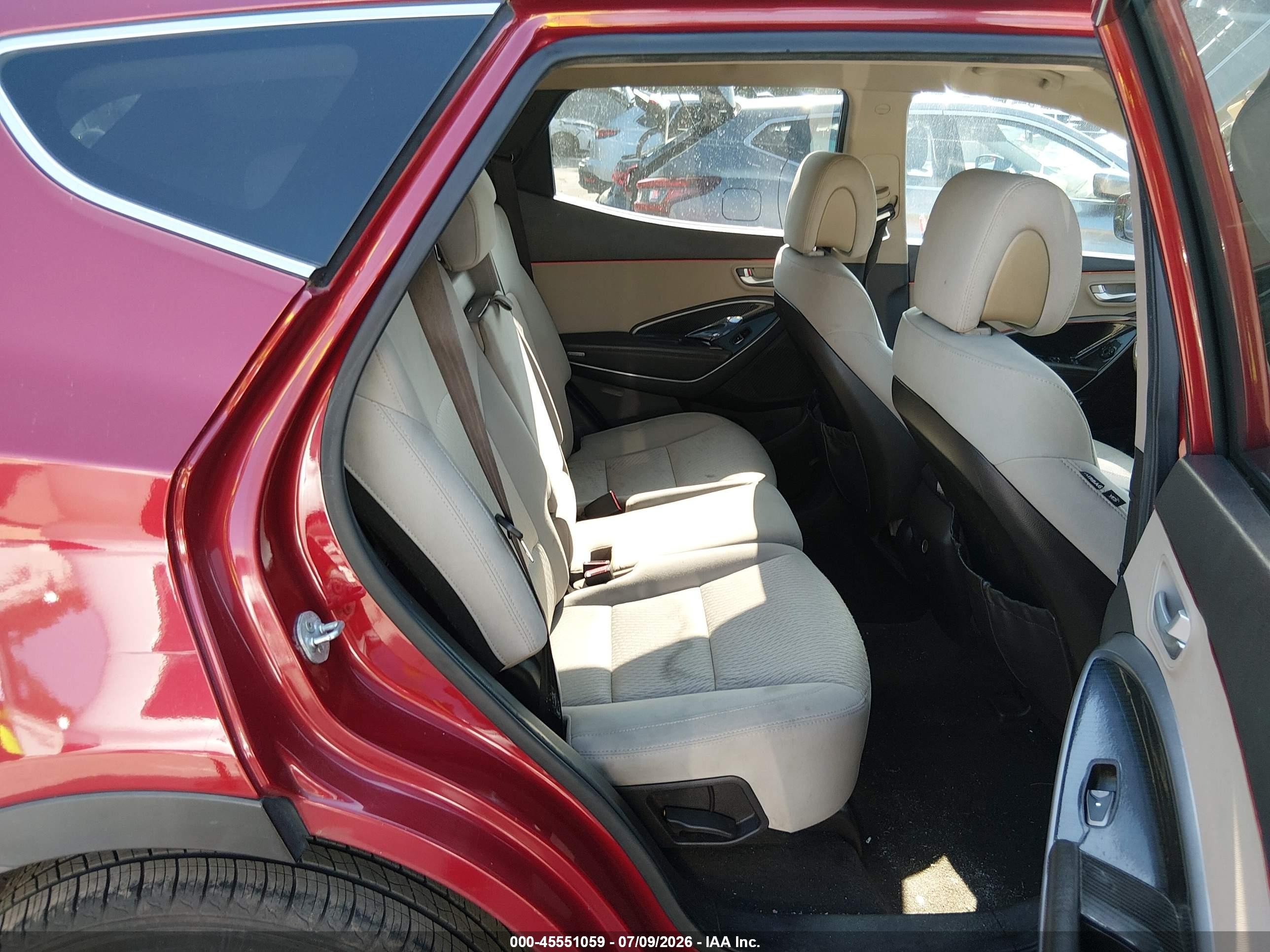 2013 Hyundai Santa Fe Sport Красный vin: 5XYZU3LB5DG008055