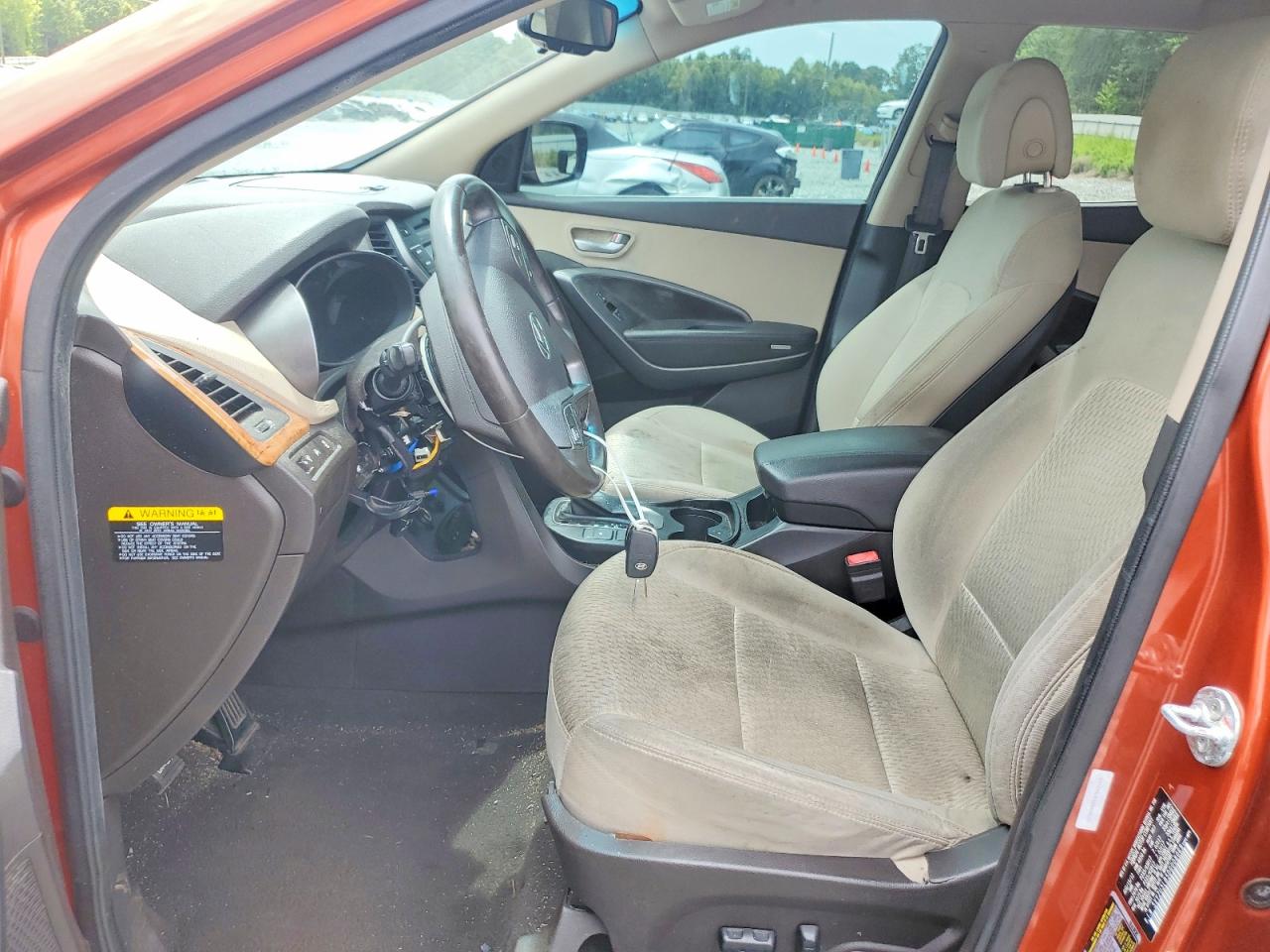 2013 Hyundai Santa Fe Sport 2.4l Оранжевый vin: 5XYZU3LB5DG008069
