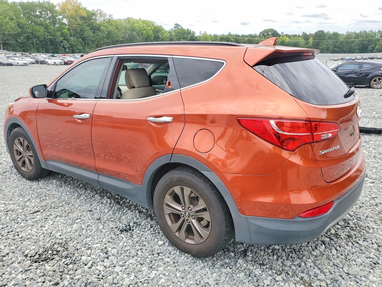 2013 Hyundai Santa Fe Sport 2.4l Оранжевый vin: 5XYZU3LB5DG008069