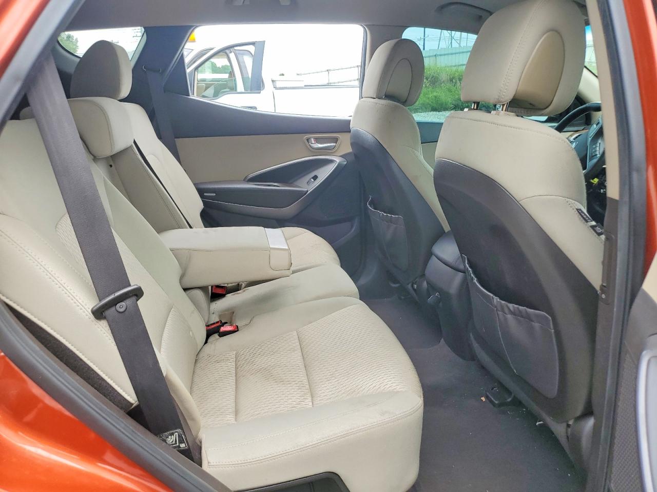2013 Hyundai Santa Fe Sport 2.4l Оранжевый vin: 5XYZU3LB5DG008069