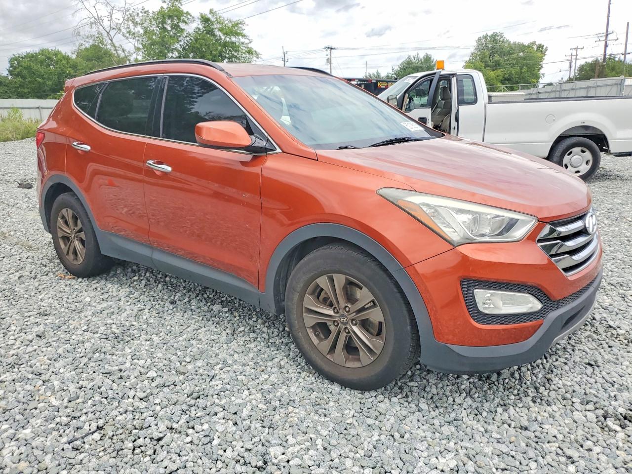 2013 Hyundai Santa Fe Sport 2.4l Оранжевый vin: 5XYZU3LB5DG008069