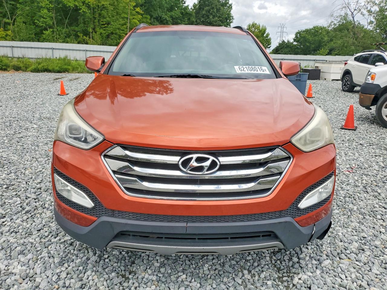 2013 Hyundai Santa Fe Sport 2.4l Оранжевый vin: 5XYZU3LB5DG008069
