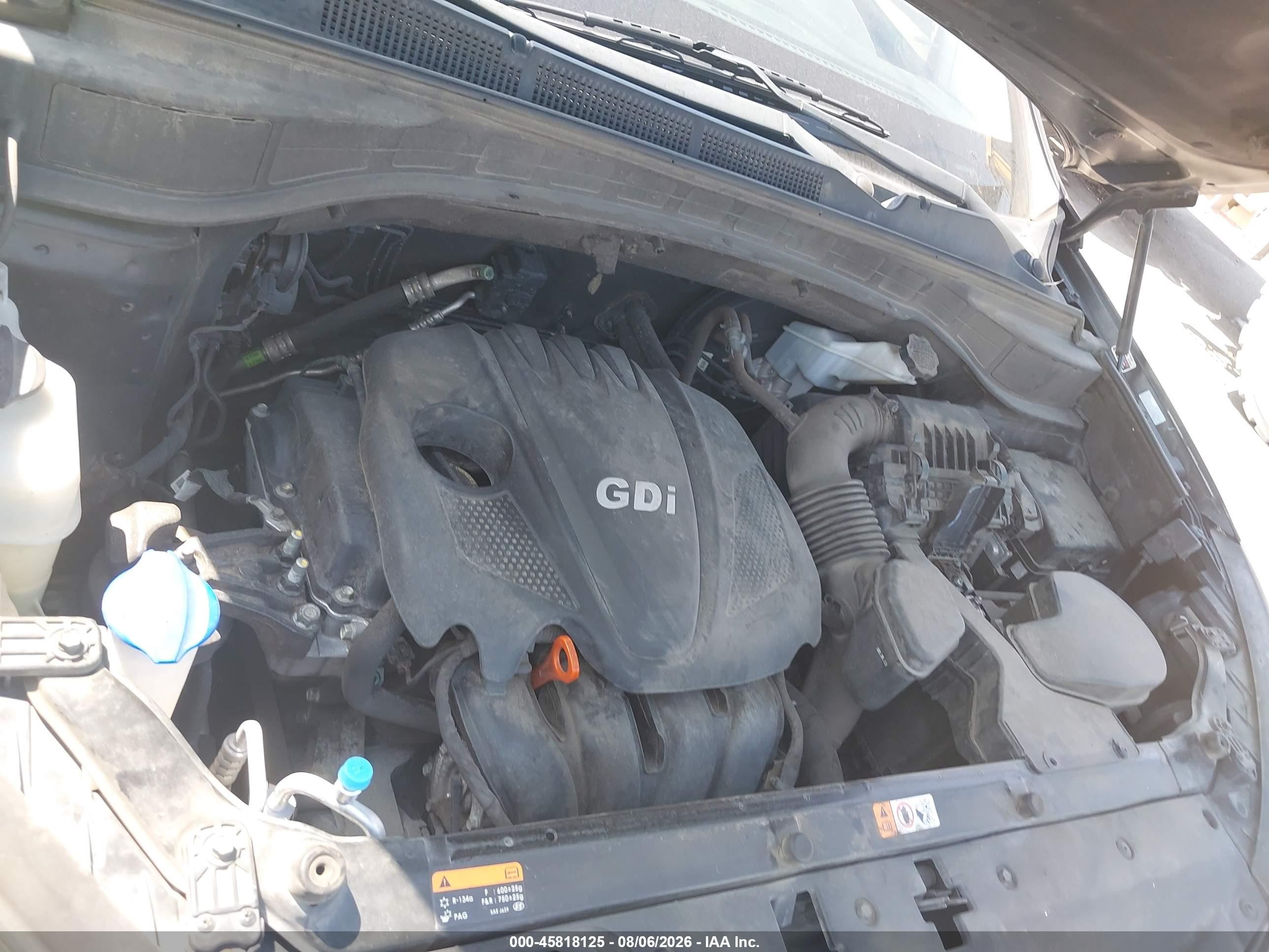 2013 Hyundai Santa Fe Sport Черный vin: 5XYZU3LB5DG016947