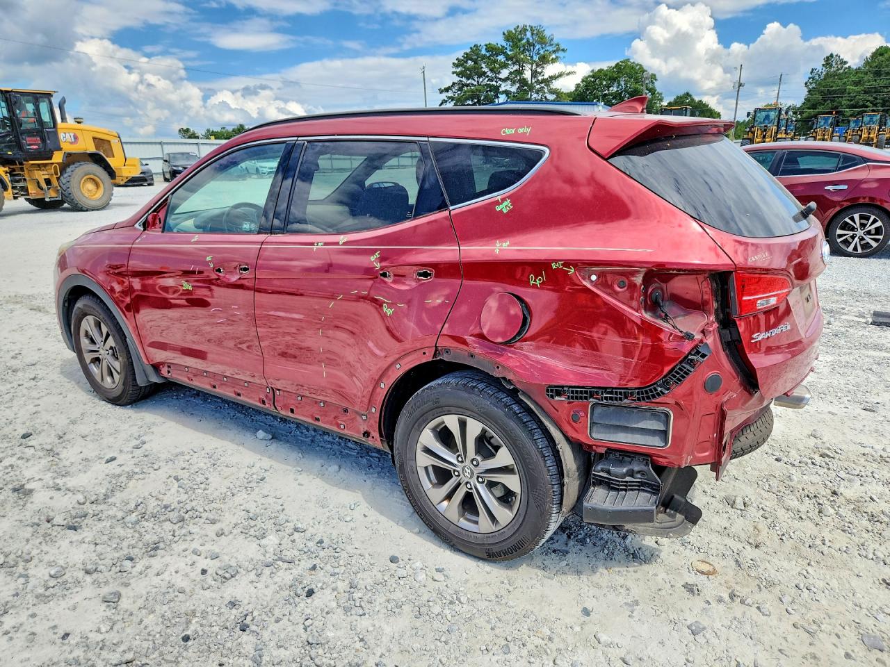 2013 Hyundai Santa Fe Sport 2.4l Burgundy vin: 5XYZU3LB5DG021985