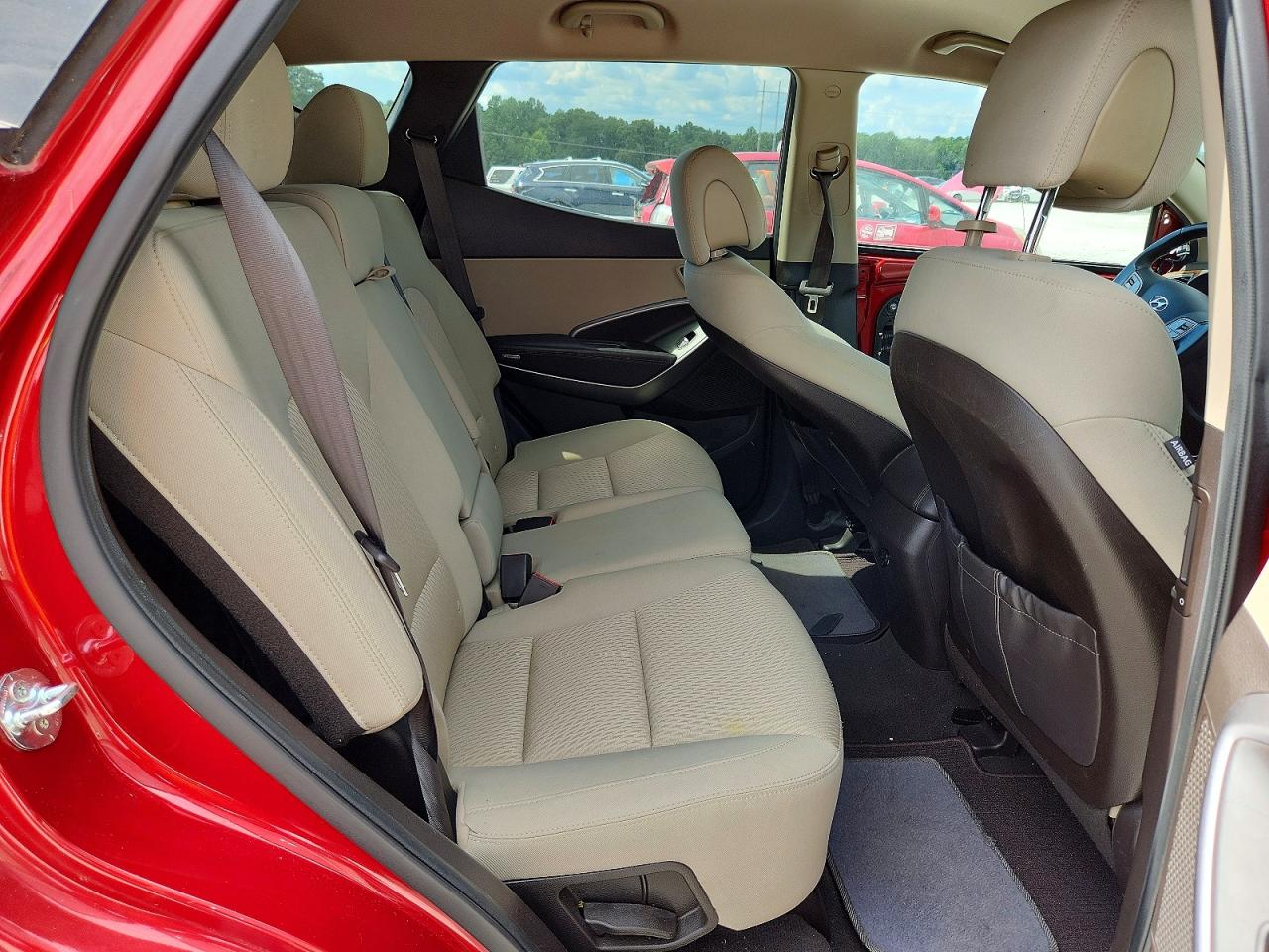 2013 Hyundai Santa Fe Sport 2.4l Burgundy vin: 5XYZU3LB5DG021985