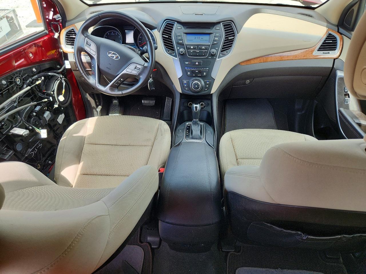 2013 Hyundai Santa Fe Sport 2.4l Burgundy vin: 5XYZU3LB5DG021985