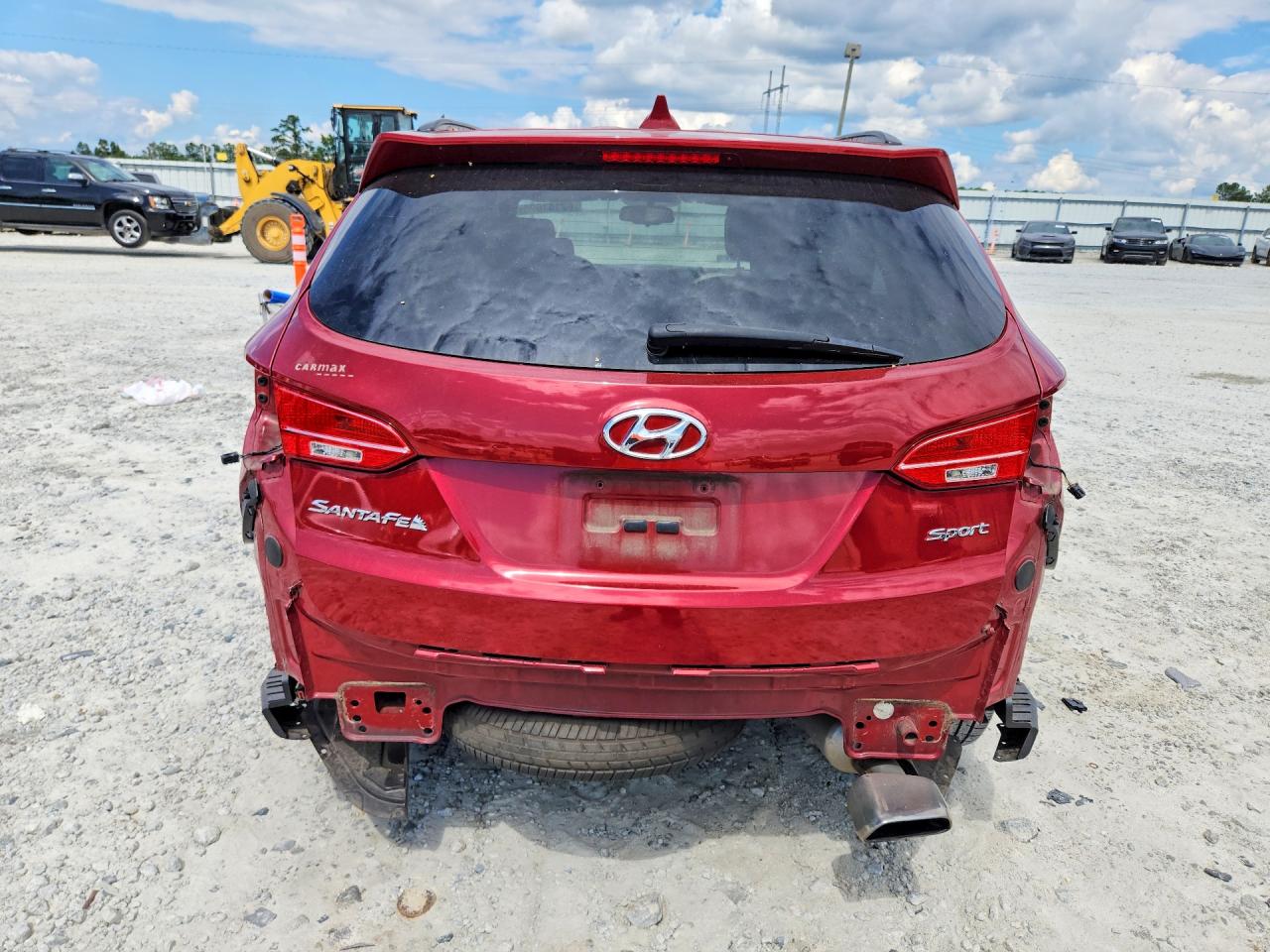 2013 Hyundai Santa Fe Sport 2.4l Burgundy vin: 5XYZU3LB5DG021985