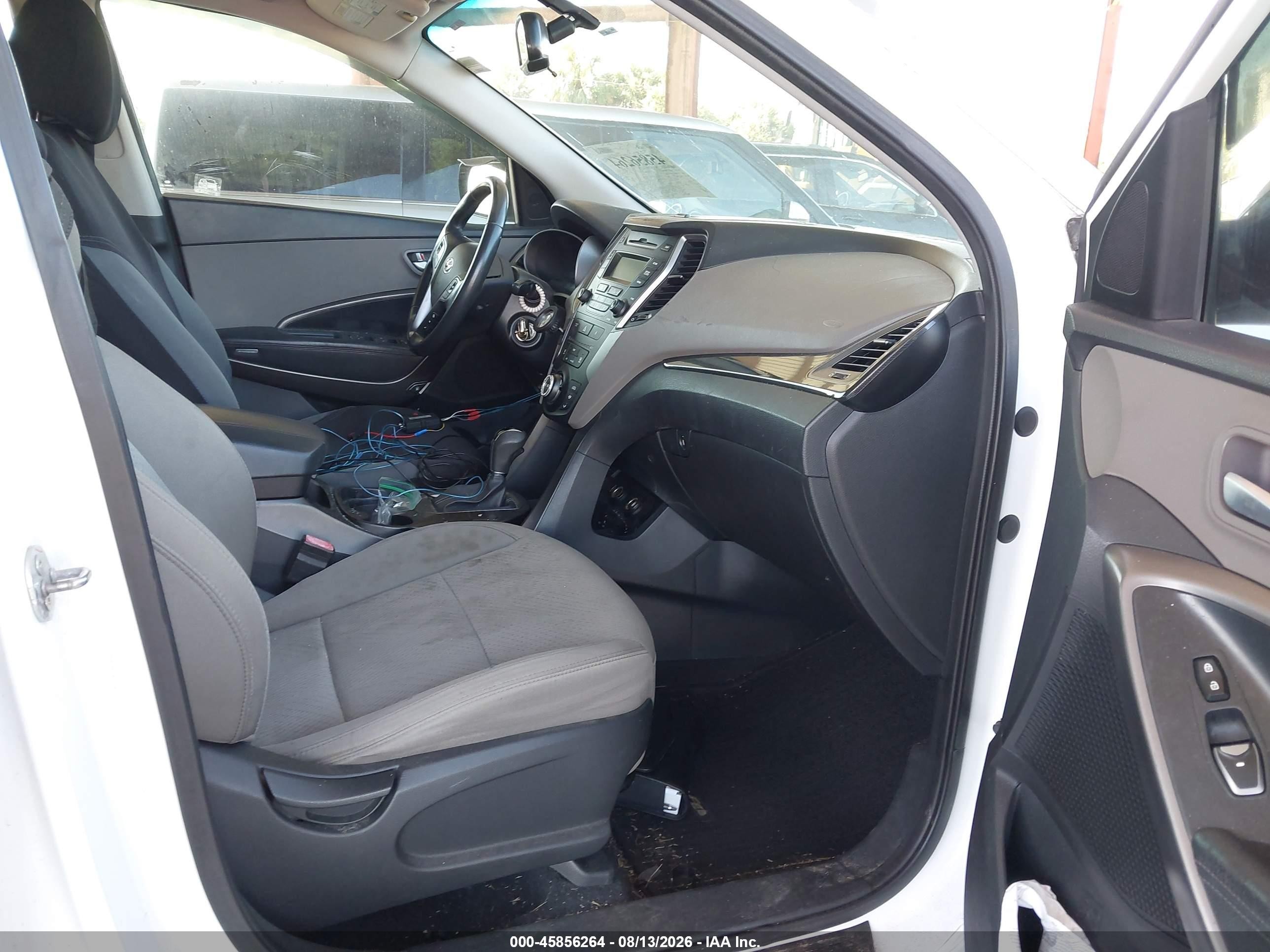 2013 Hyundai Santa Fe Sport Белый vin: 5XYZU3LB5DG067378