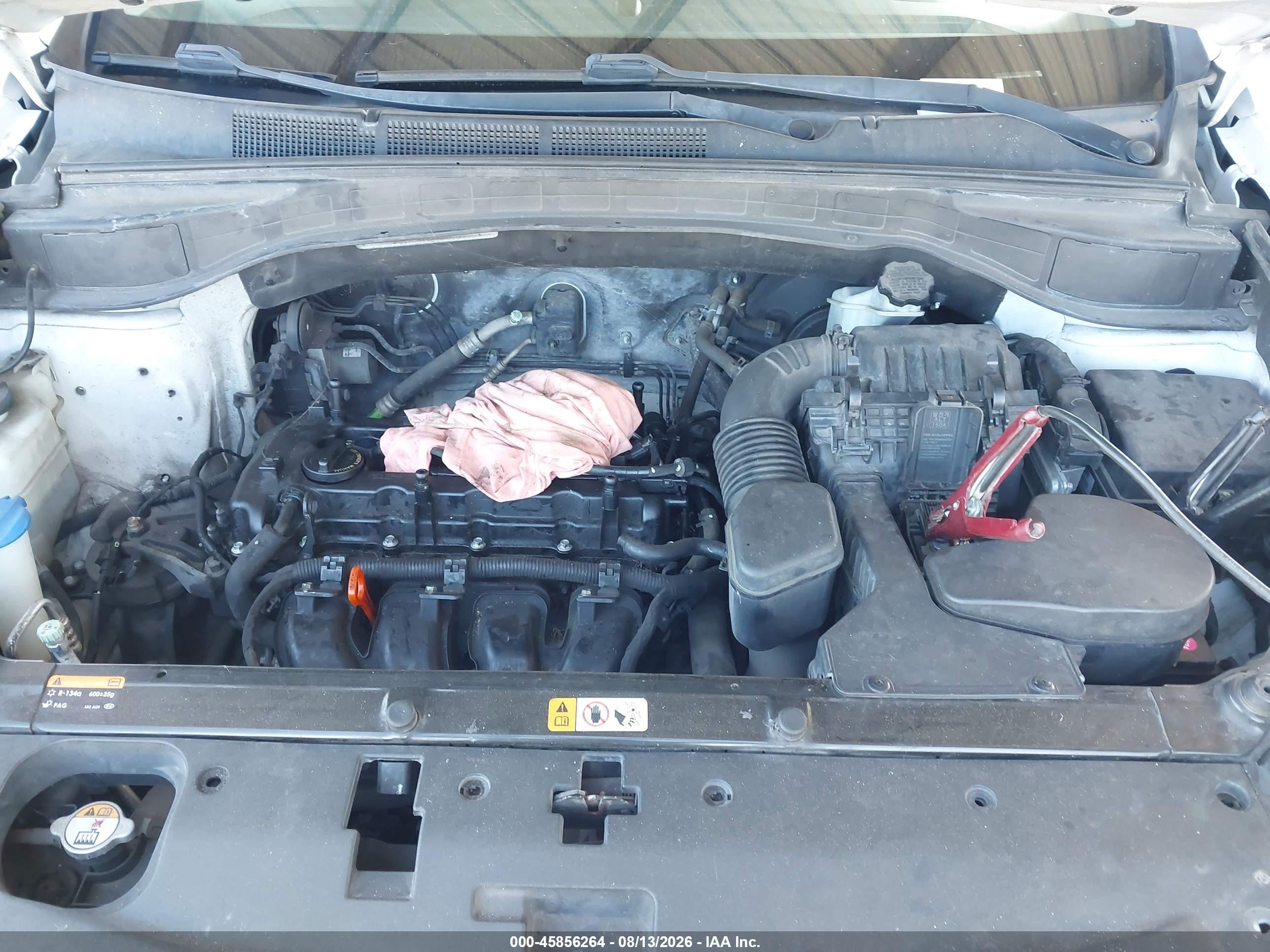 2013 Hyundai Santa Fe Sport Белый vin: 5XYZU3LB5DG067378