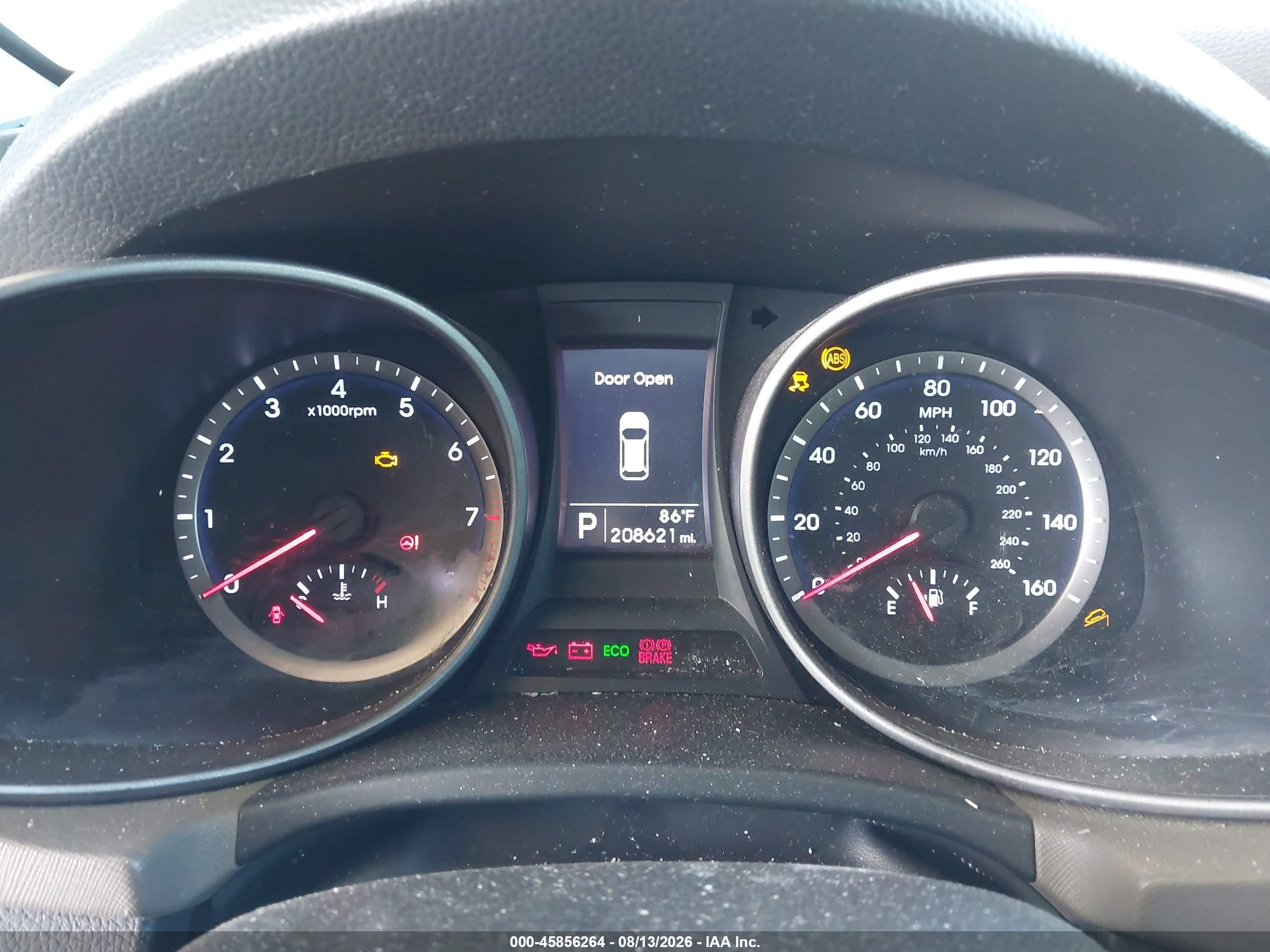 2013 Hyundai Santa Fe Sport Белый vin: 5XYZU3LB5DG067378