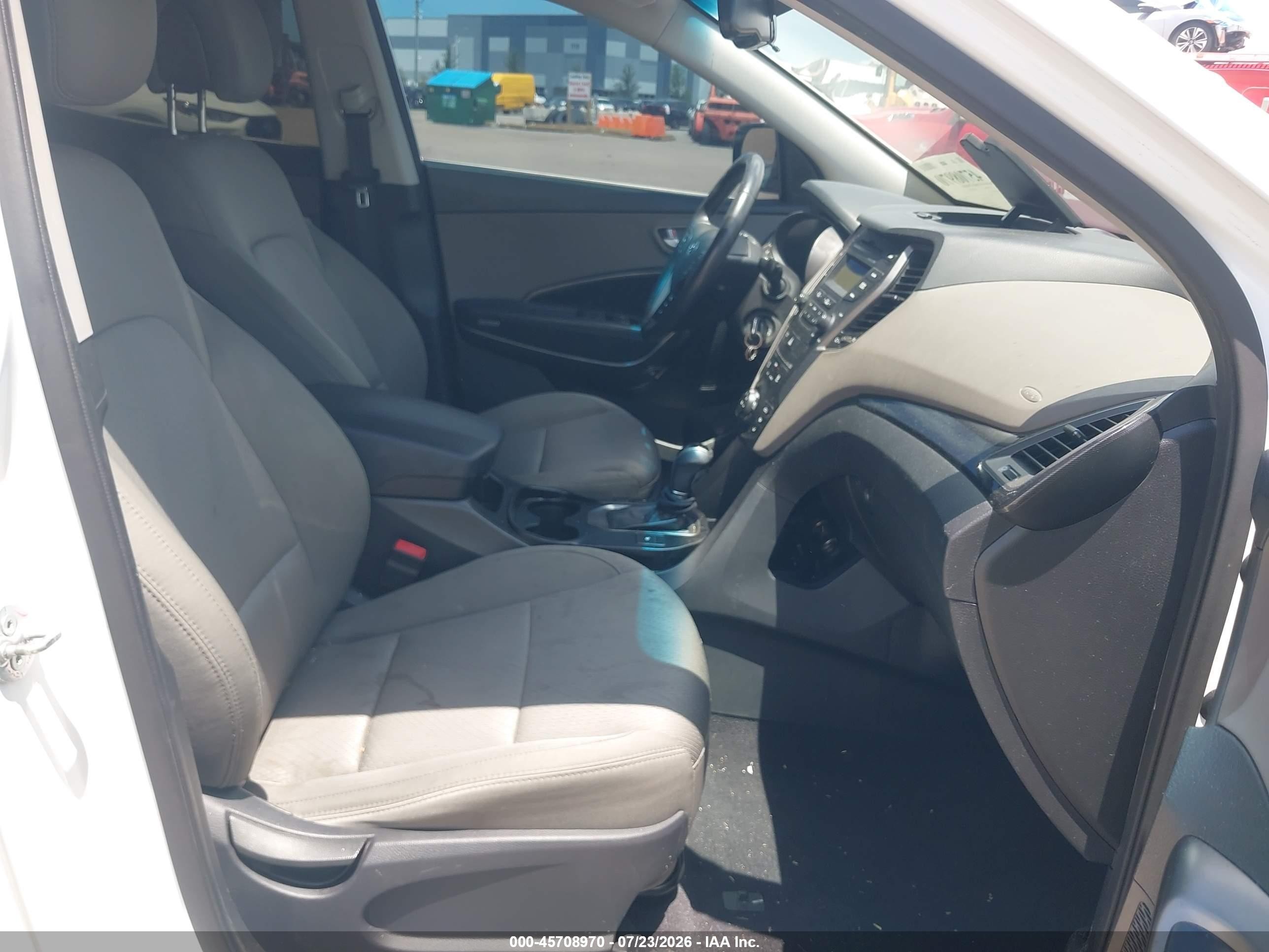 2013 Hyundai Santa Fe Sport White vin: 5XYZU3LB5DG111332