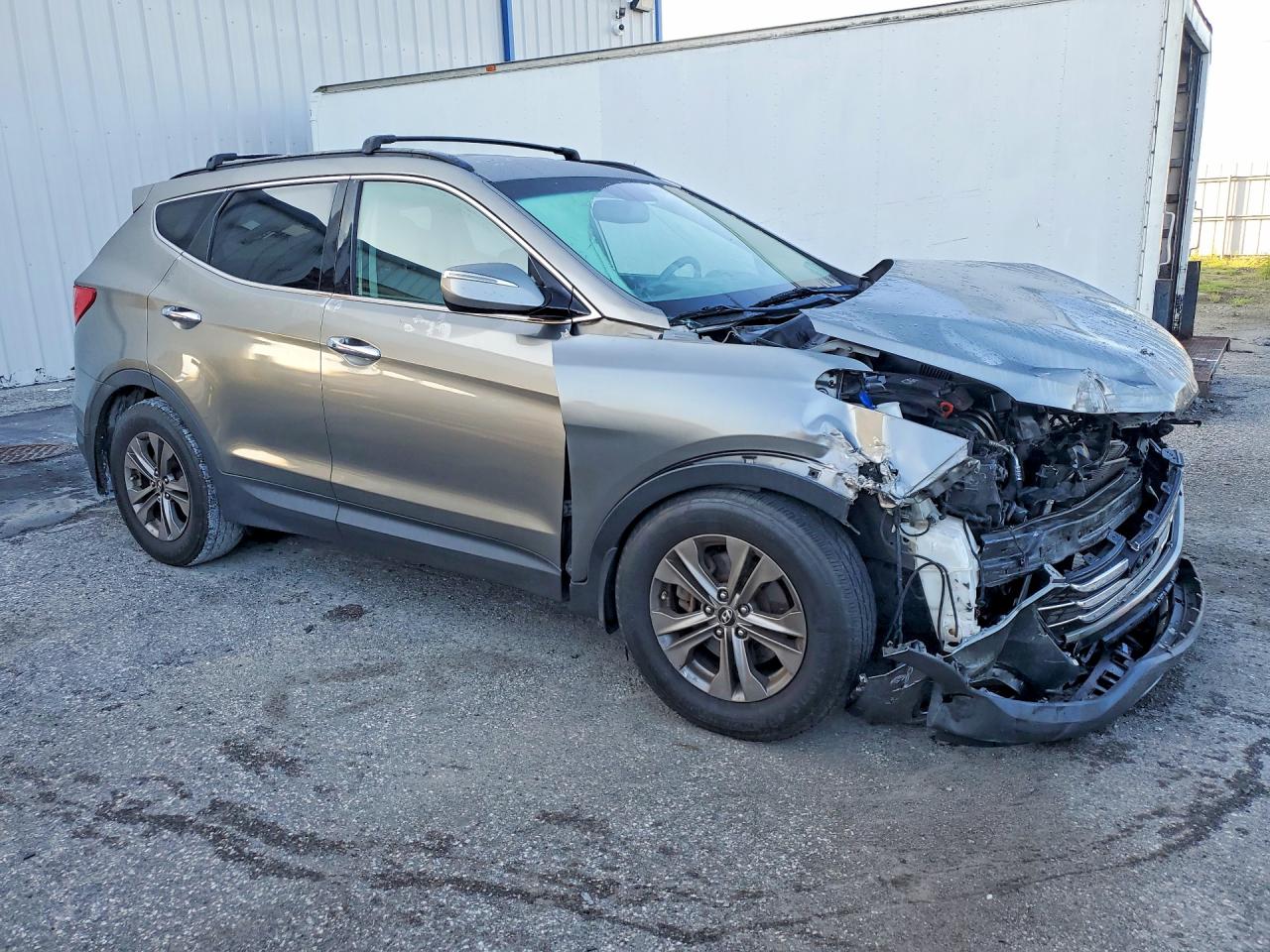 2013 Hyundai Santa Fe Sport 2.4l Gray vin: 5XYZU3LB5DG118913