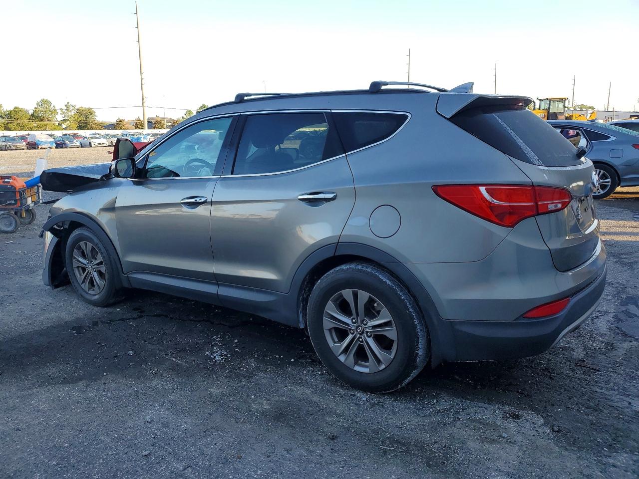 2013 Hyundai Santa Fe Sport 2.4l Gray vin: 5XYZU3LB5DG118913