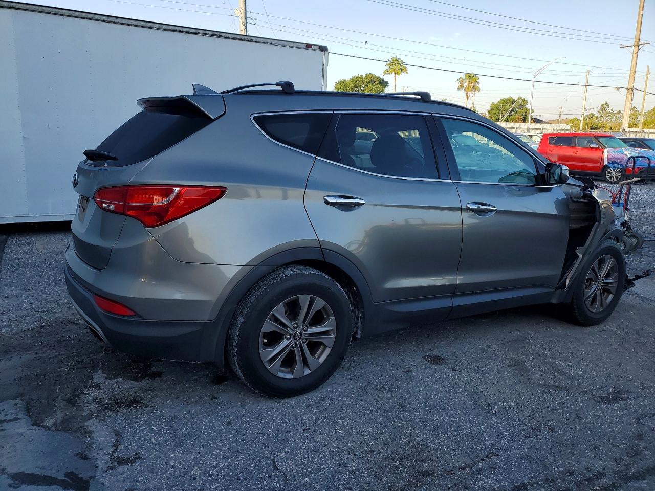 2013 Hyundai Santa Fe Sport 2.4l Gray vin: 5XYZU3LB5DG118913