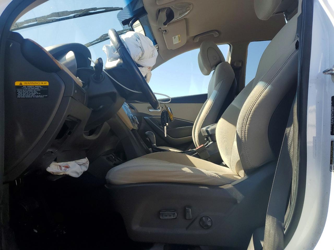 2013 Hyundai Santa Fe Sport 2.4l White vin: 5XYZU3LB5EG124664