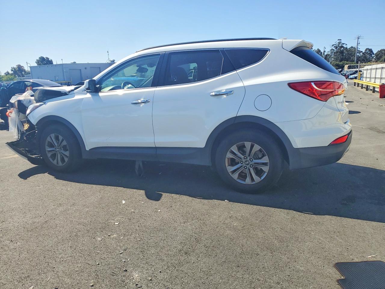 2013 Hyundai Santa Fe Sport 2.4l White vin: 5XYZU3LB5EG124664