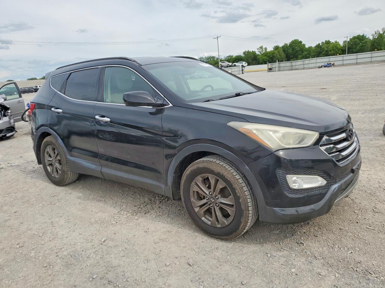 2014 Hyundai Santa Fe Sport 2.4l Black vin: 5XYZU3LB5EG134921