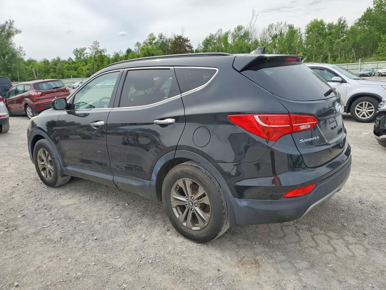 2014 Hyundai Santa Fe Sport 2.4l Black vin: 5XYZU3LB5EG134921