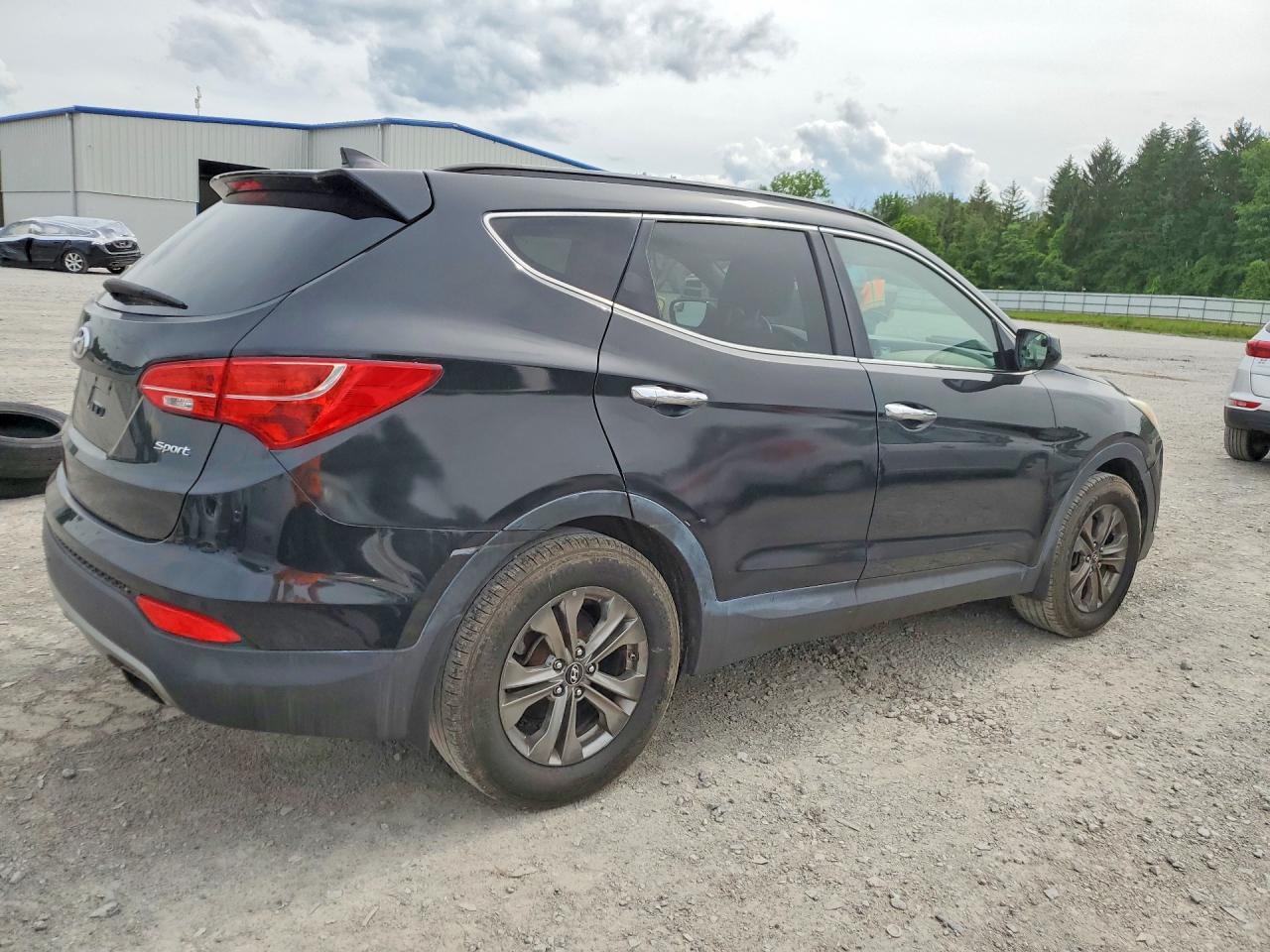 2014 Hyundai Santa Fe Sport 2.4l Black vin: 5XYZU3LB5EG134921