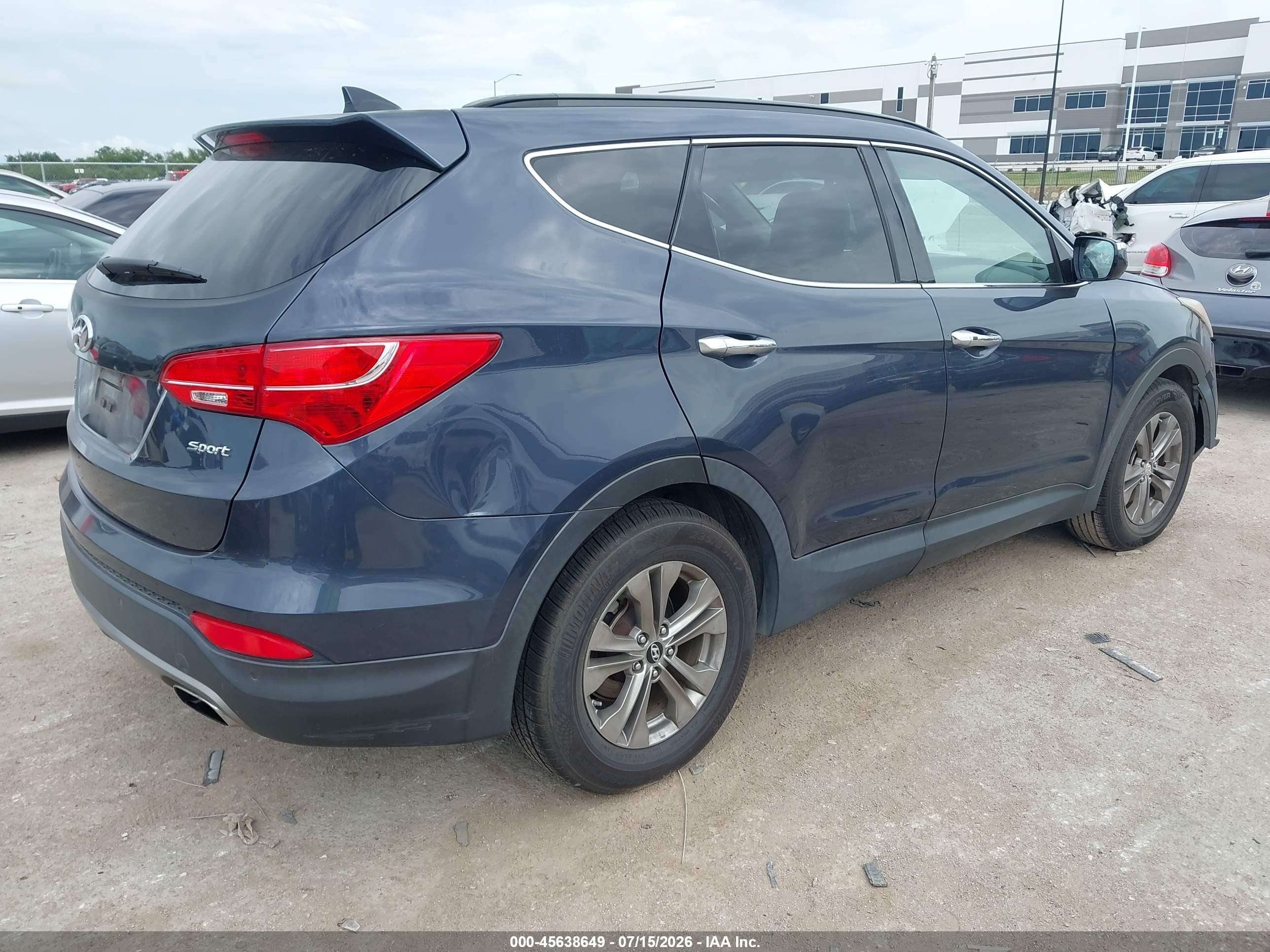 2014 Hyundai Santa Fe Sport 2.4l Gray vin: 5XYZU3LB5EG150195