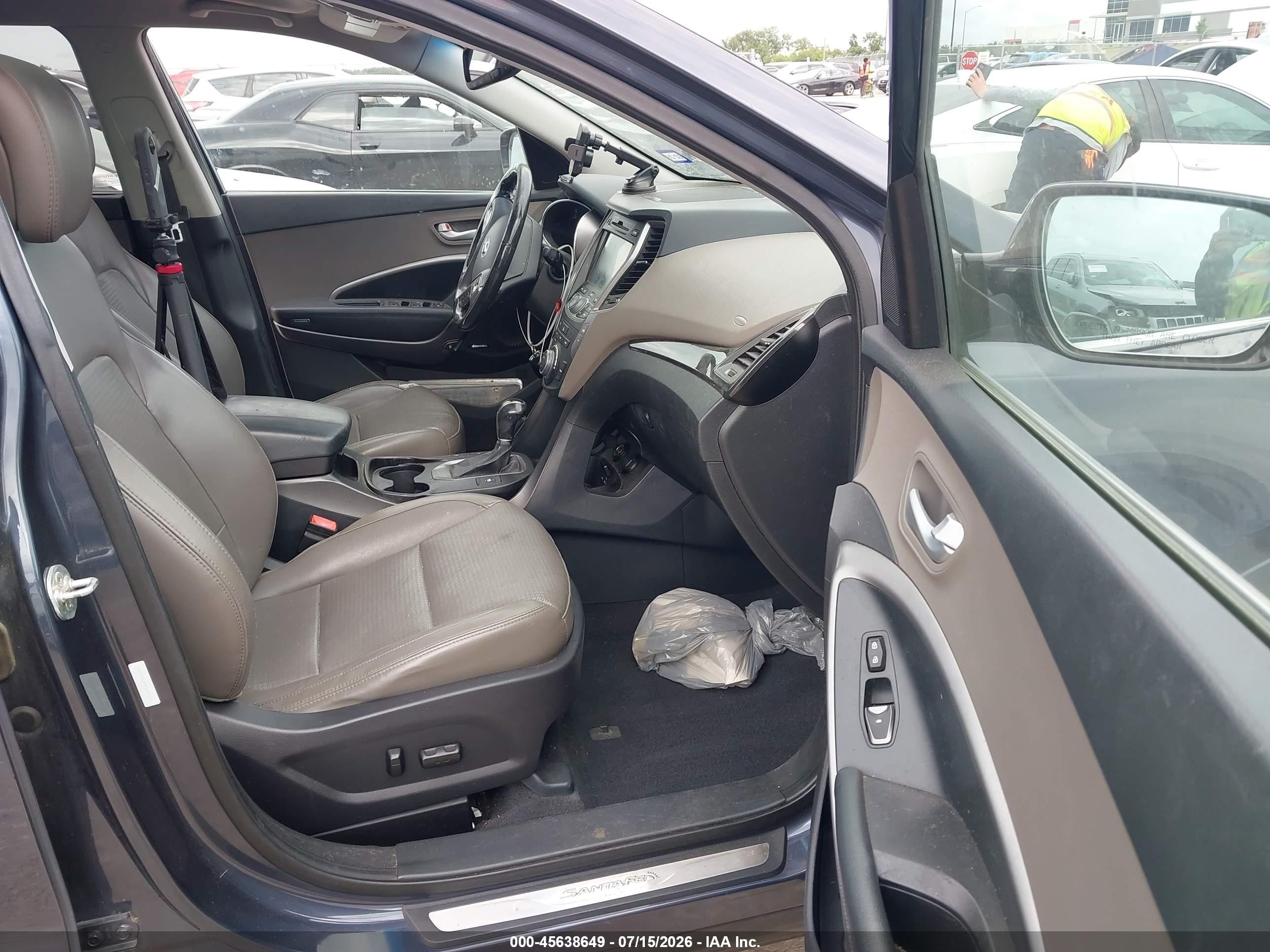 2014 Hyundai Santa Fe Sport 2.4l Gray vin: 5XYZU3LB5EG150195