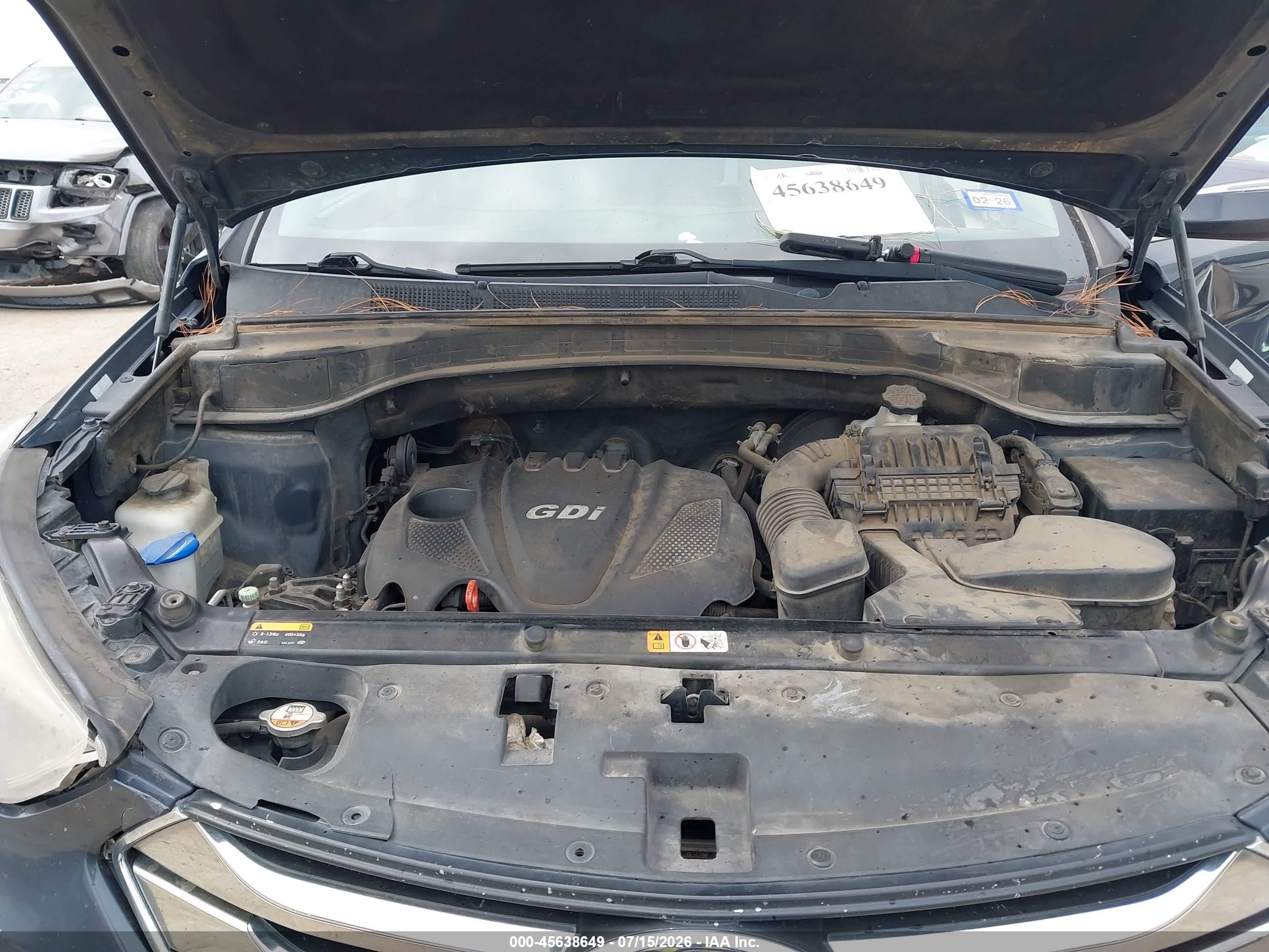 2014 Hyundai Santa Fe Sport 2.4l Gray vin: 5XYZU3LB5EG150195