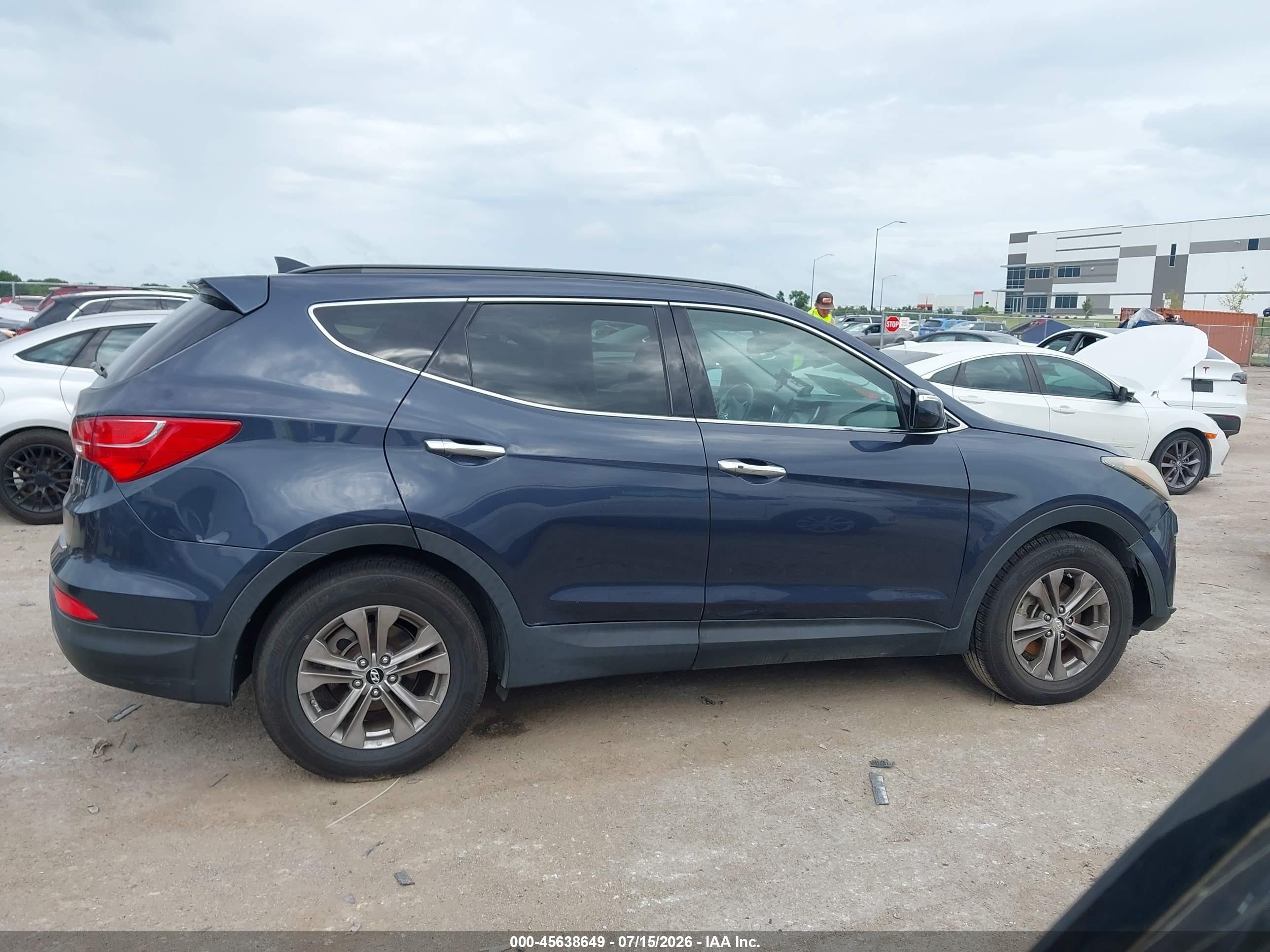 2014 Hyundai Santa Fe Sport 2.4l Gray vin: 5XYZU3LB5EG150195