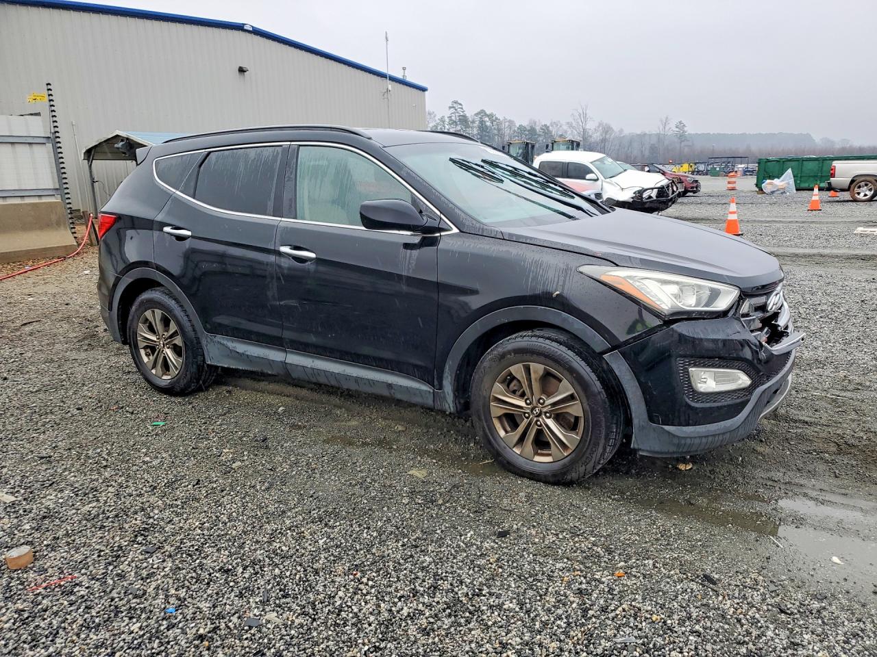2014 Hyundai Santa Fe Sport 2.4l Black vin: 5XYZU3LB5EG158135