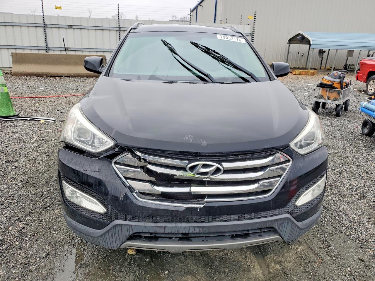 2014 Hyundai Santa Fe Sport 2.4l Black vin: 5XYZU3LB5EG158135