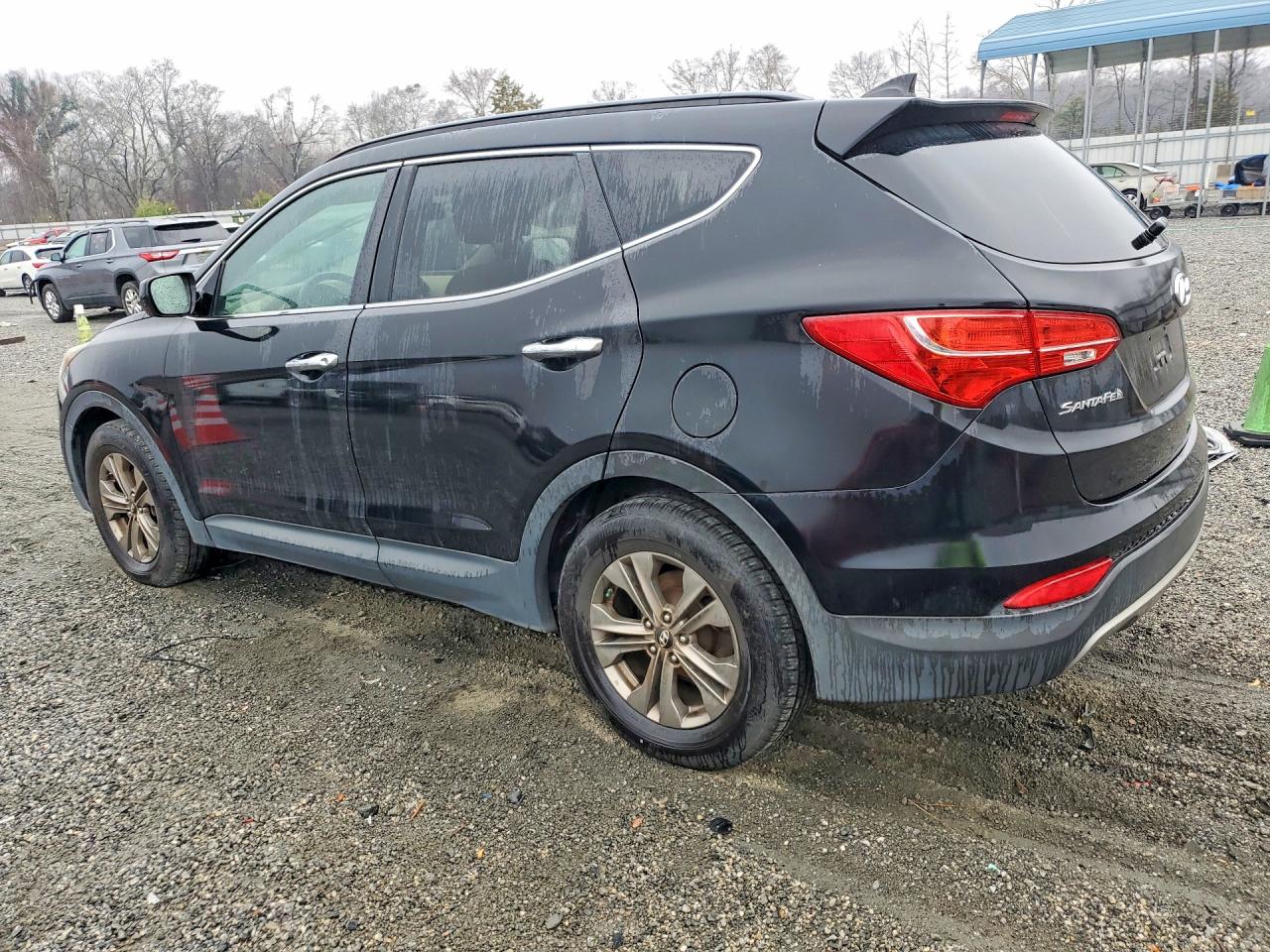 2014 Hyundai Santa Fe Sport 2.4l Black vin: 5XYZU3LB5EG158135