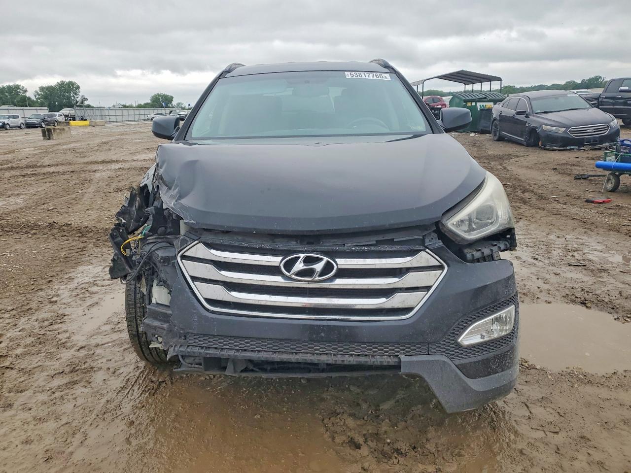 2014 Hyundai Santa Fe Sport 2.4l Black vin: 5XYZU3LB5EG166140