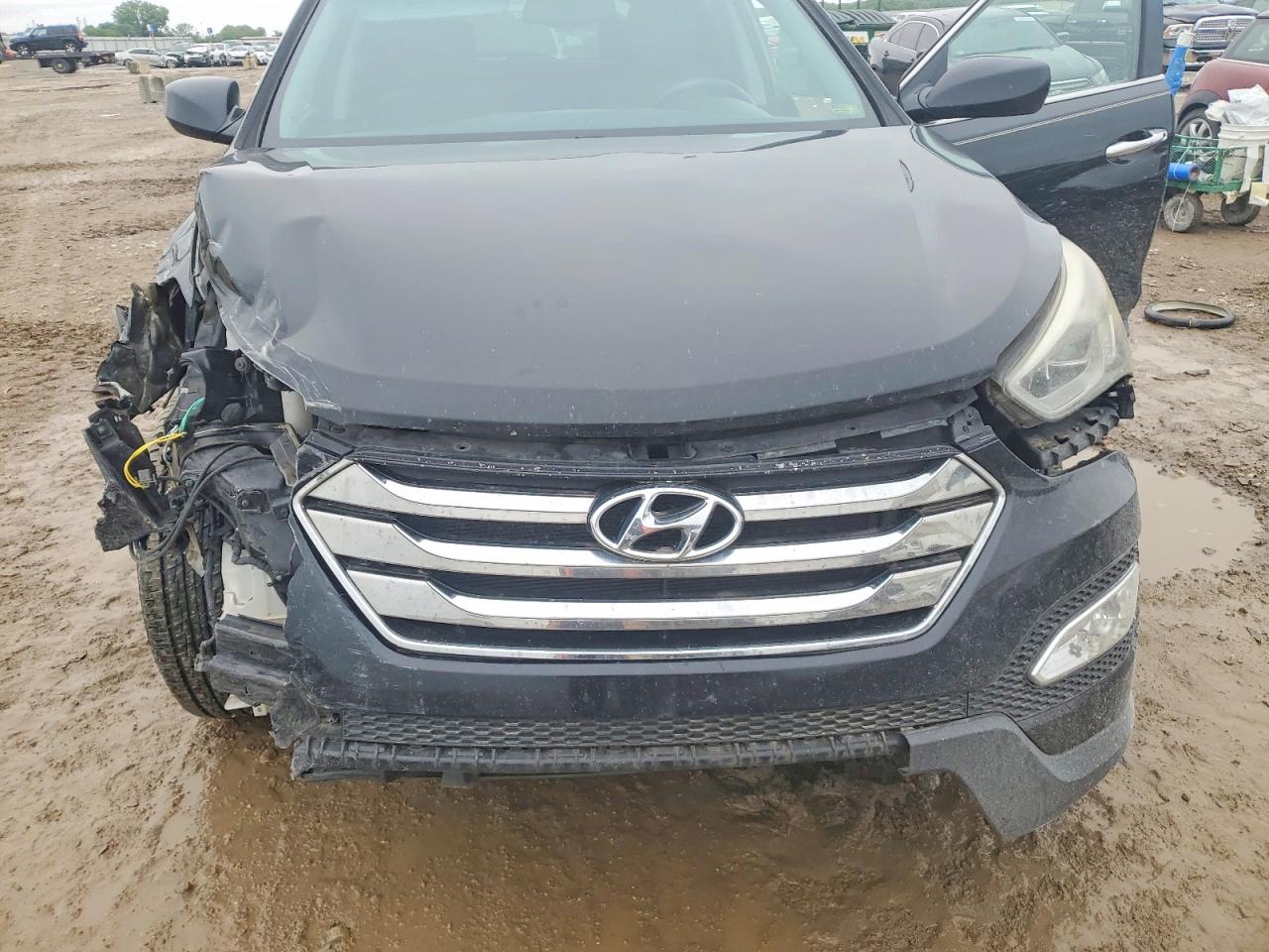 2014 Hyundai Santa Fe Sport 2.4l Black vin: 5XYZU3LB5EG166140