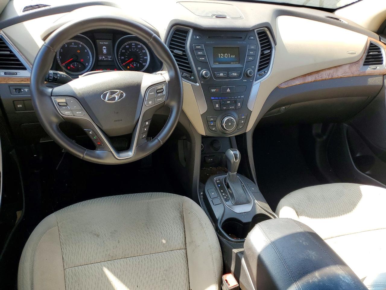 2014 Hyundai Santa Fe Sport 2.4l Black vin: 5XYZU3LB5EG166266