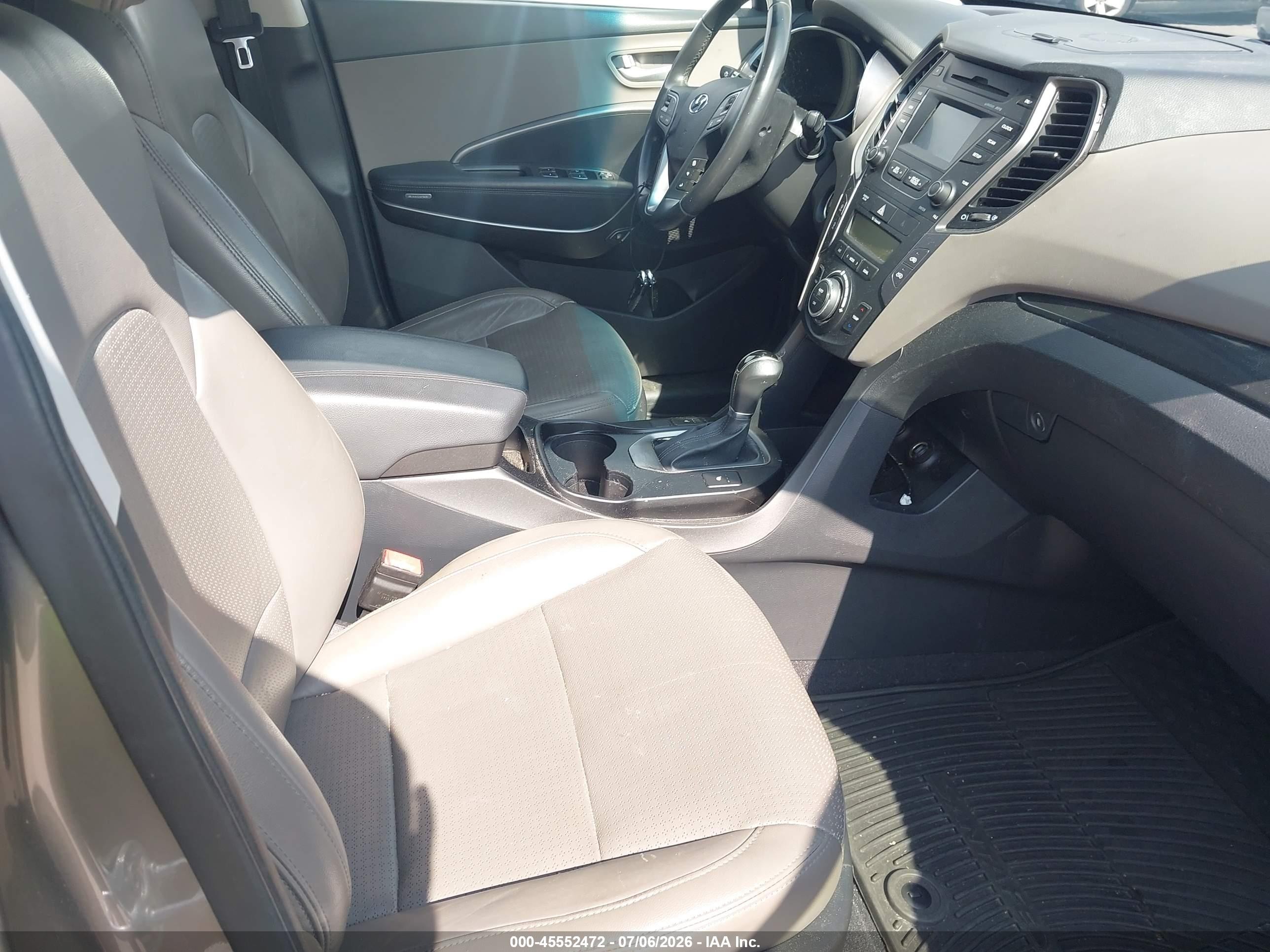 2014 Hyundai Santa Fe Sport 2.4l Gray vin: 5XYZU3LB5EG173220