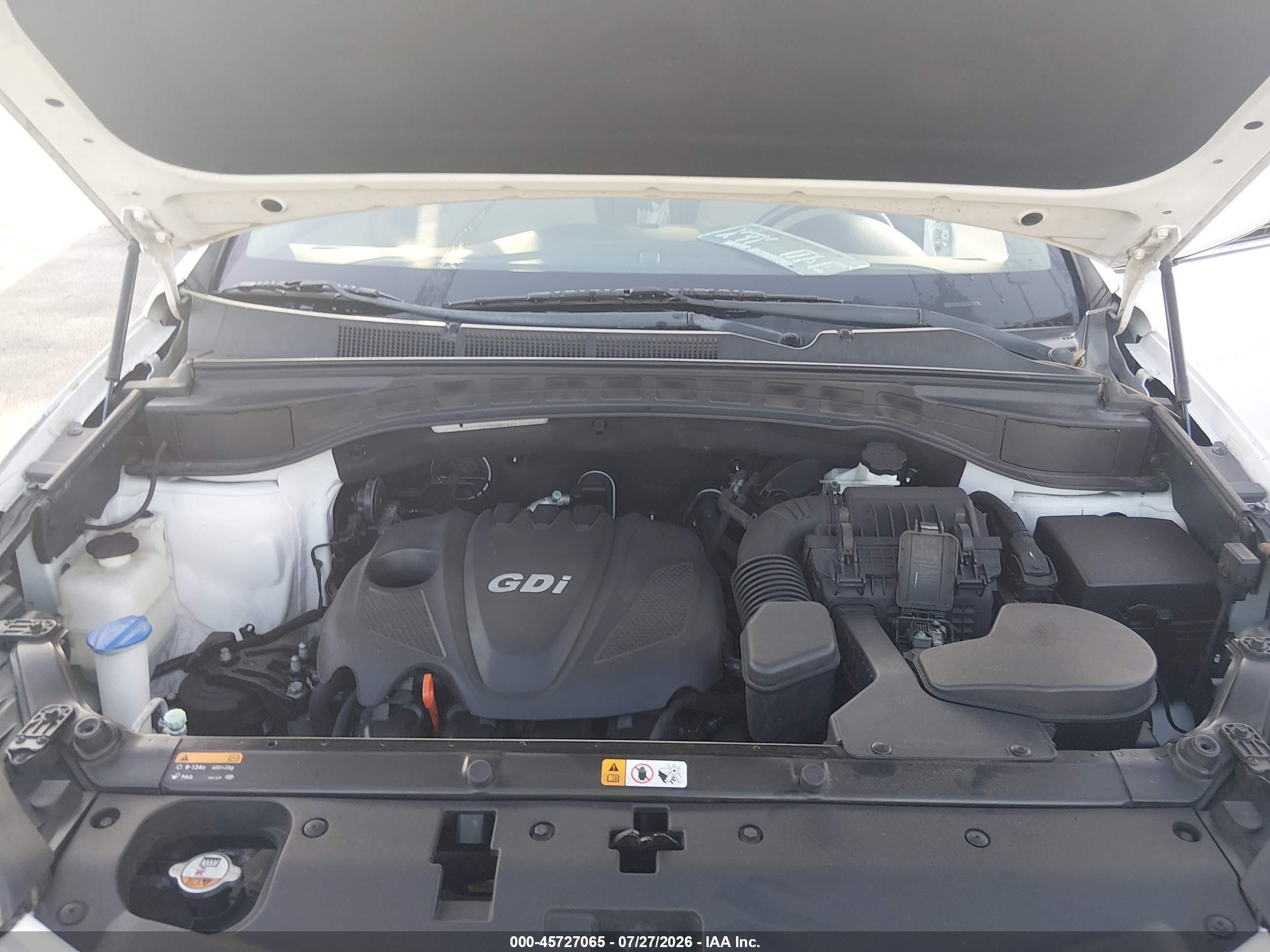 2014 Hyundai Santa Fe Sport 2.4l Белый vin: 5XYZU3LB5EG181222